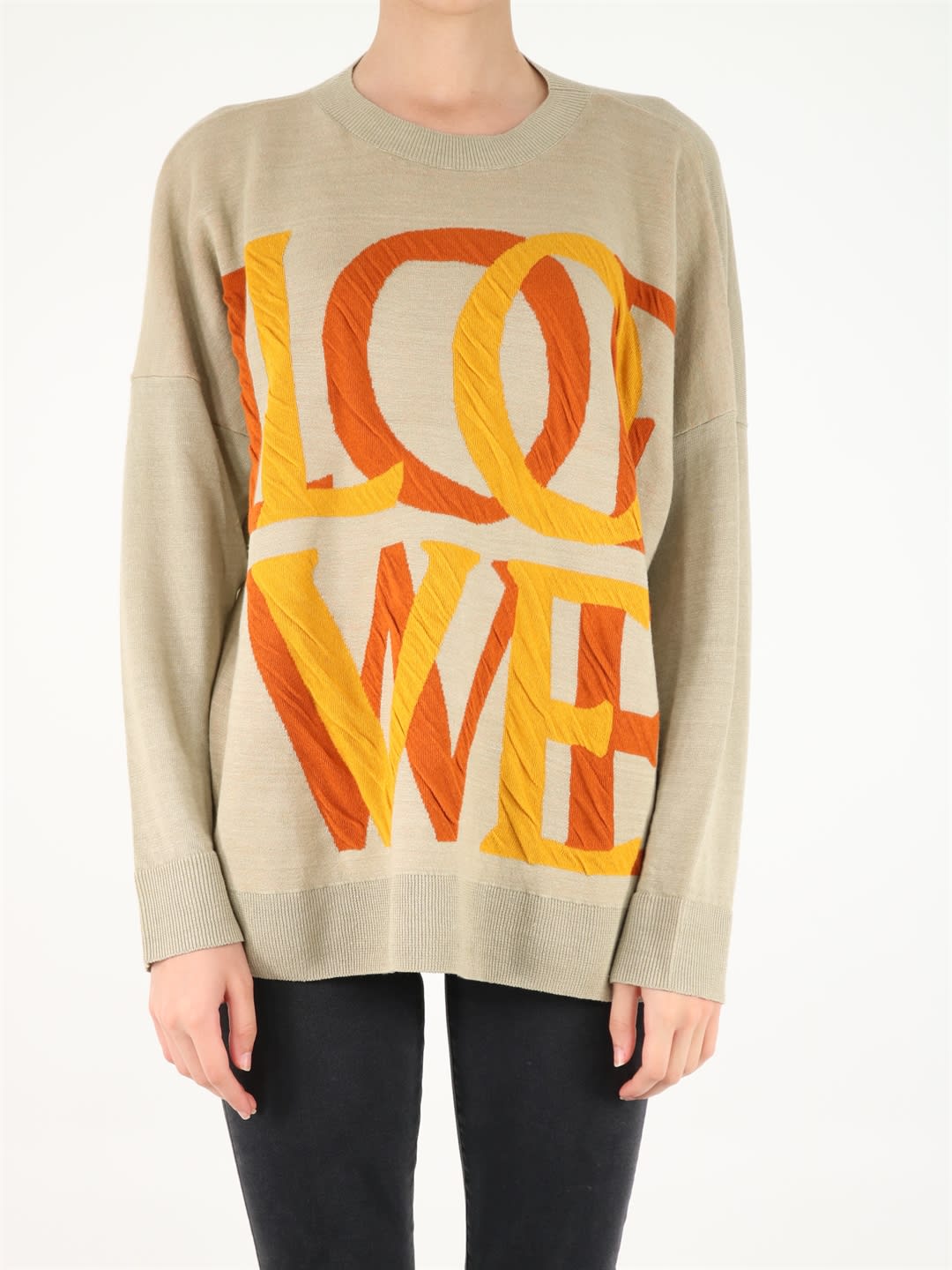Loewe Loewe Love Jaquard Sweater