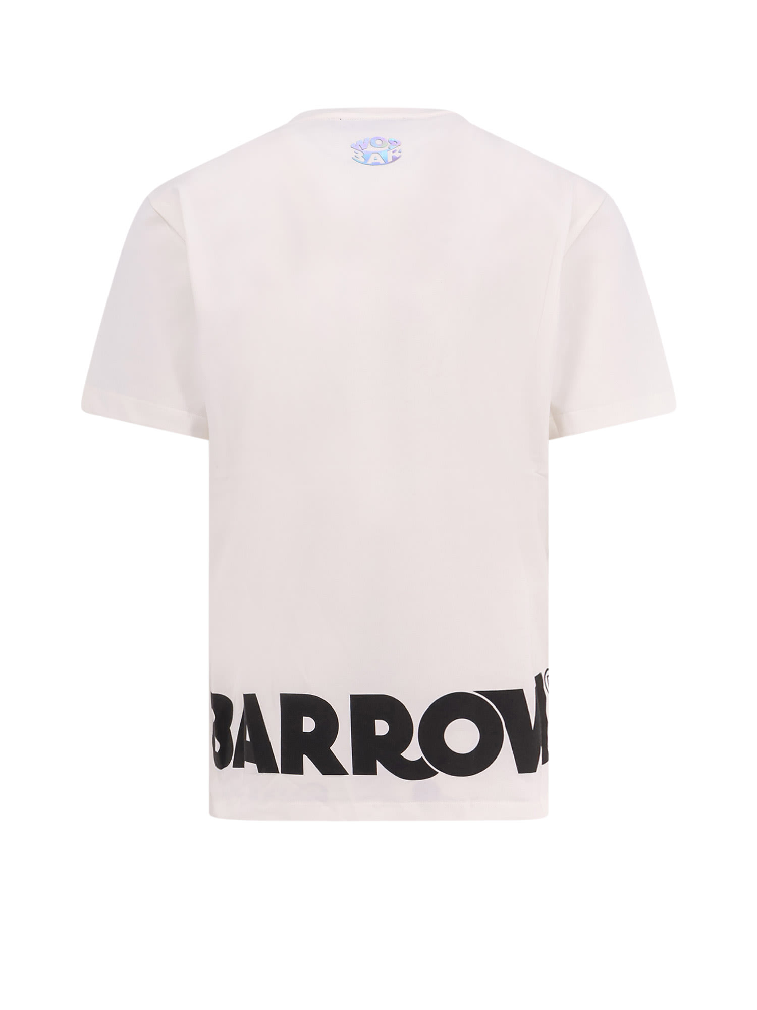 Barrow T-shirt Unisex Con Motivo Volto In White