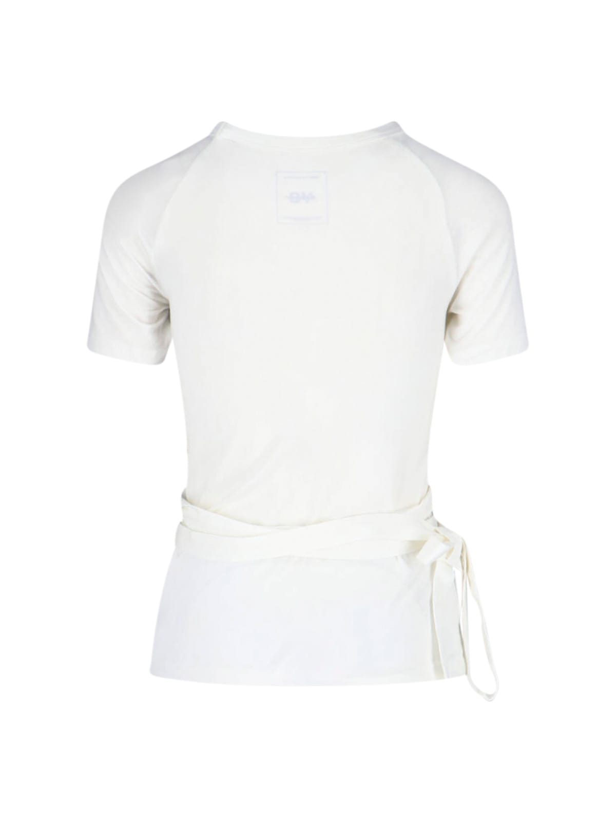 Y-3 Woman T-shirt White Size M Organic Cotton In White