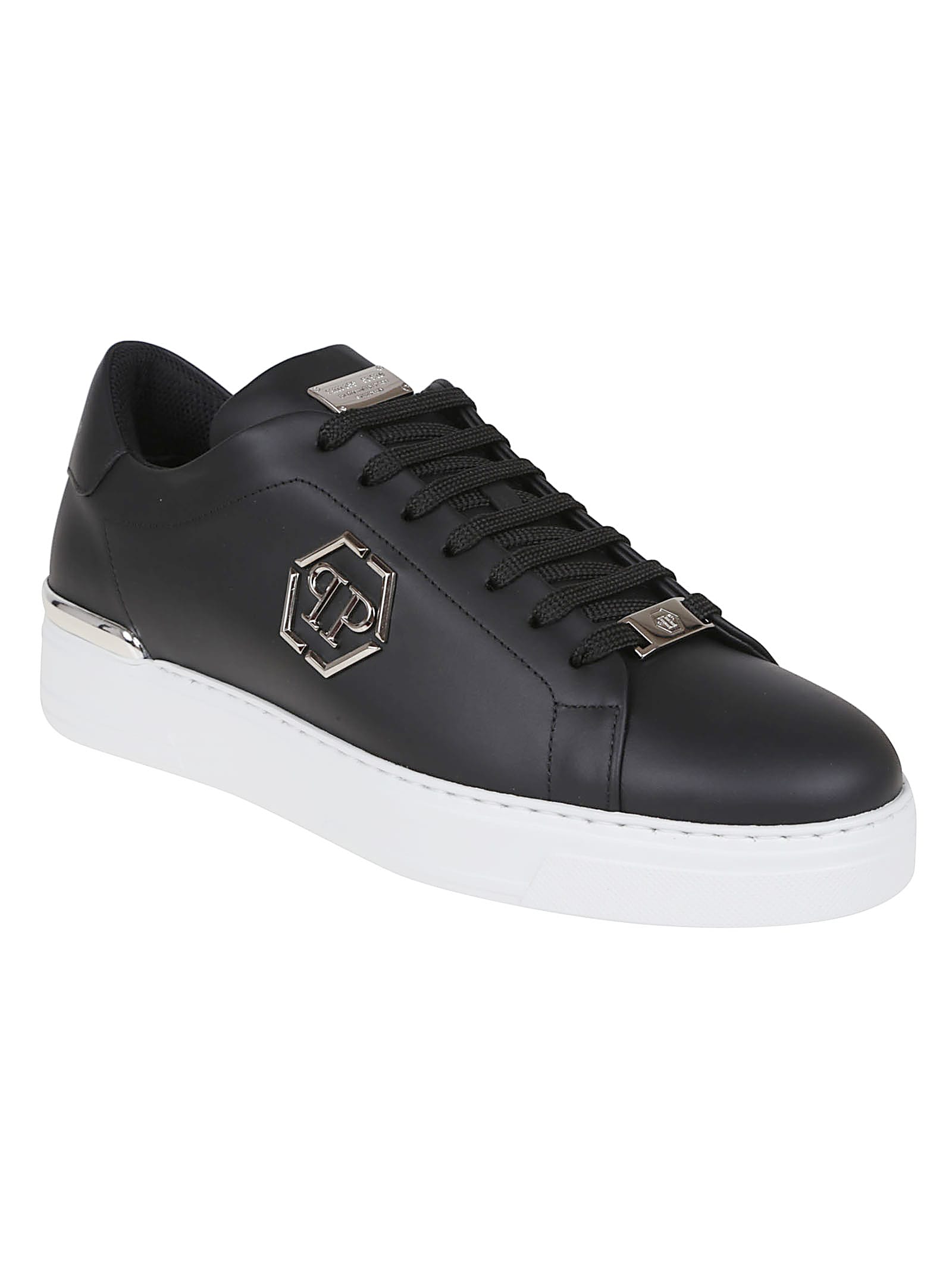 Philipp Plein Lo-top Sneakers Cocco Print Insert Hexagon In Multi