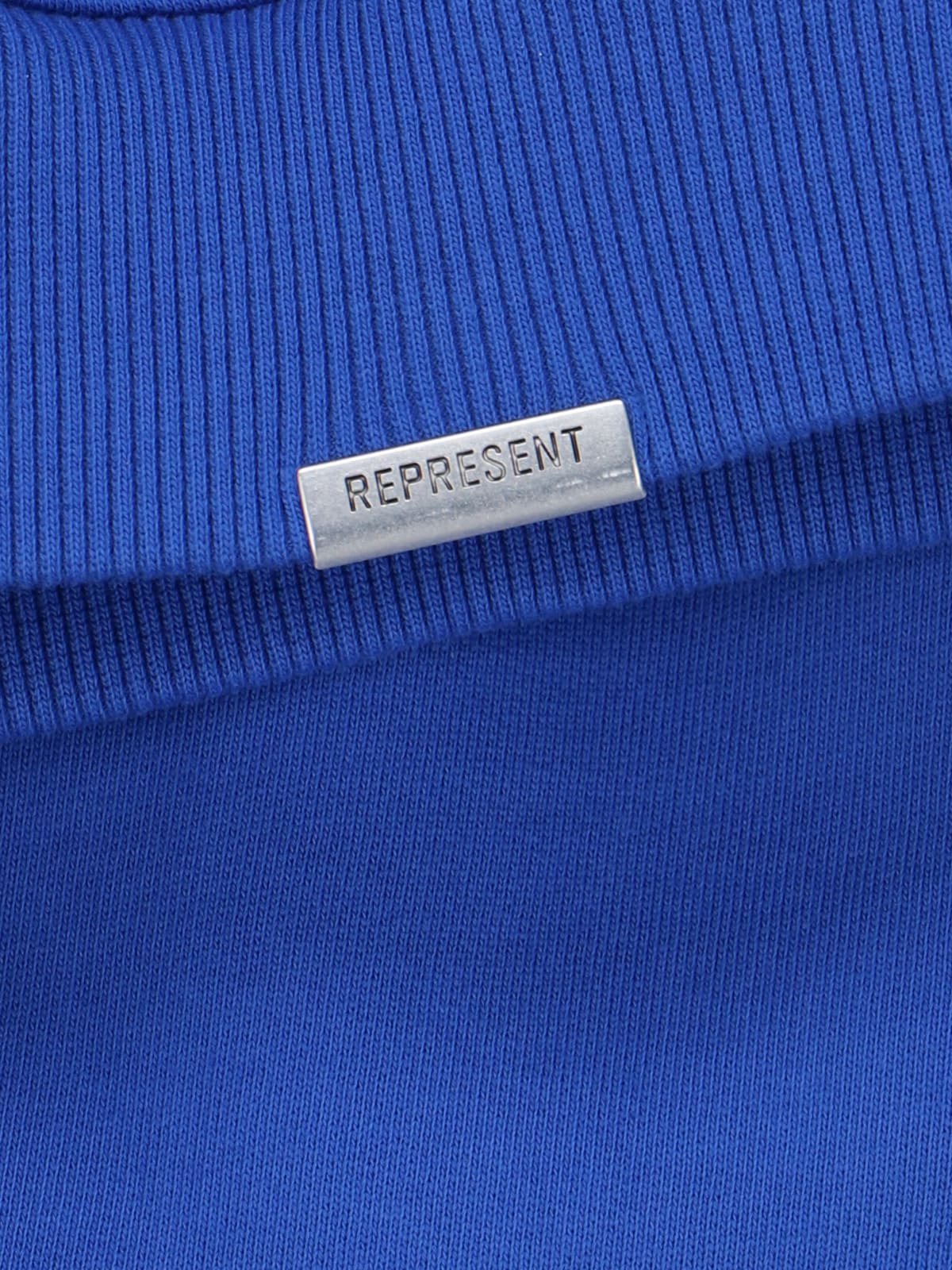 Shop Represent Logo Crewneck Sweatshirt In Blue