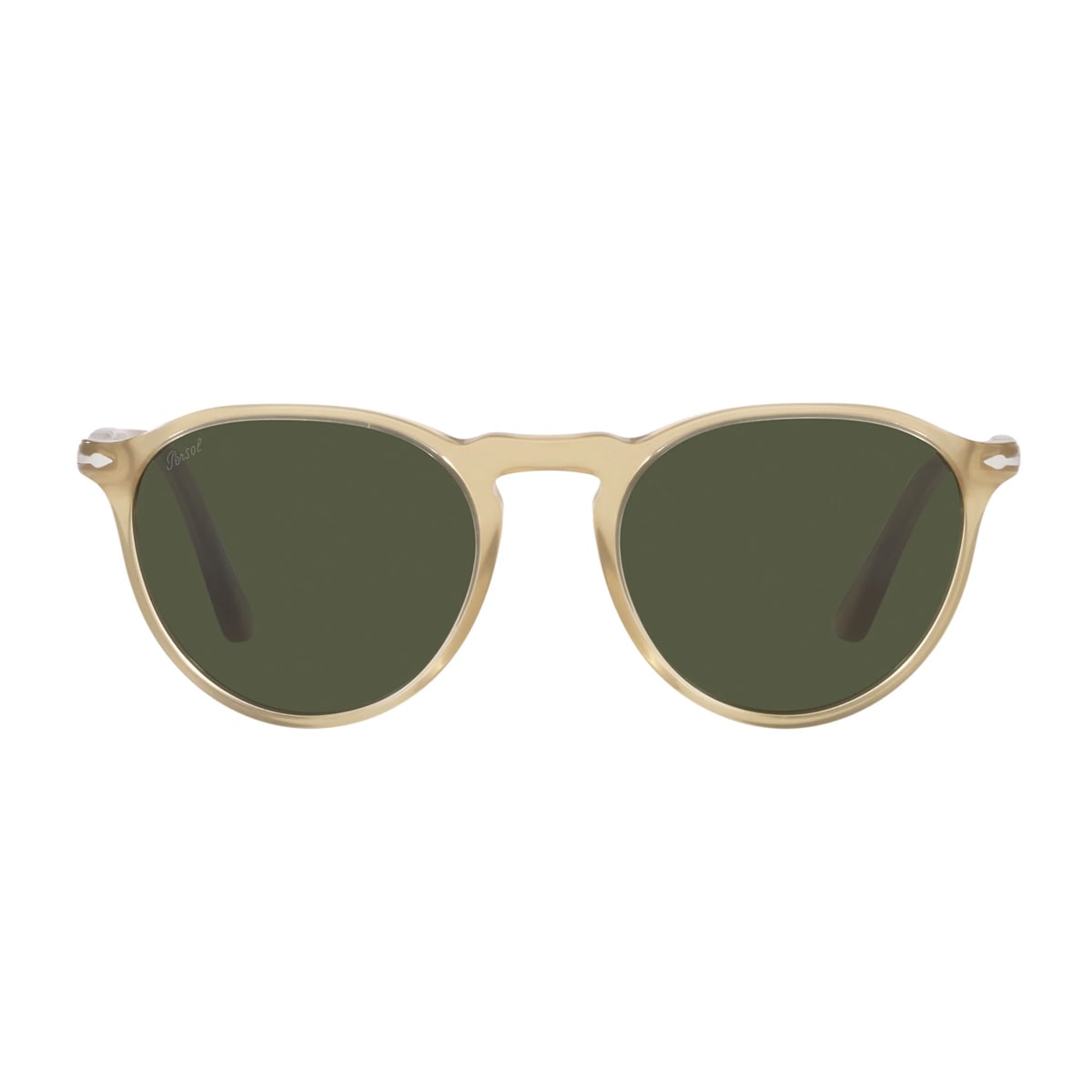 Shop Persol Po3286s 116931 Yellow Sunglasses In Beige