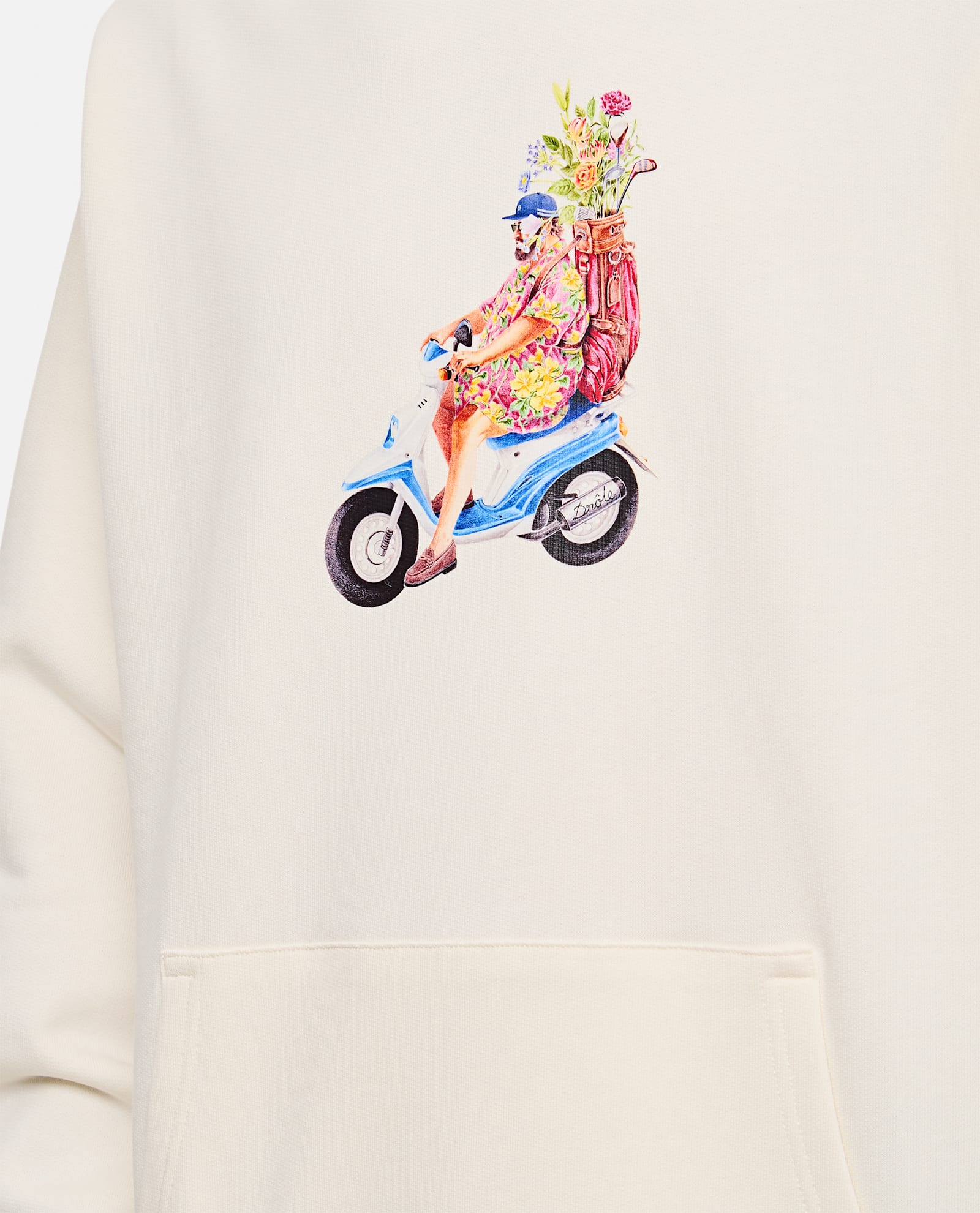Drôle De Monsieur Drole De Monsieur Le Hoodie Golfeur In Off White
