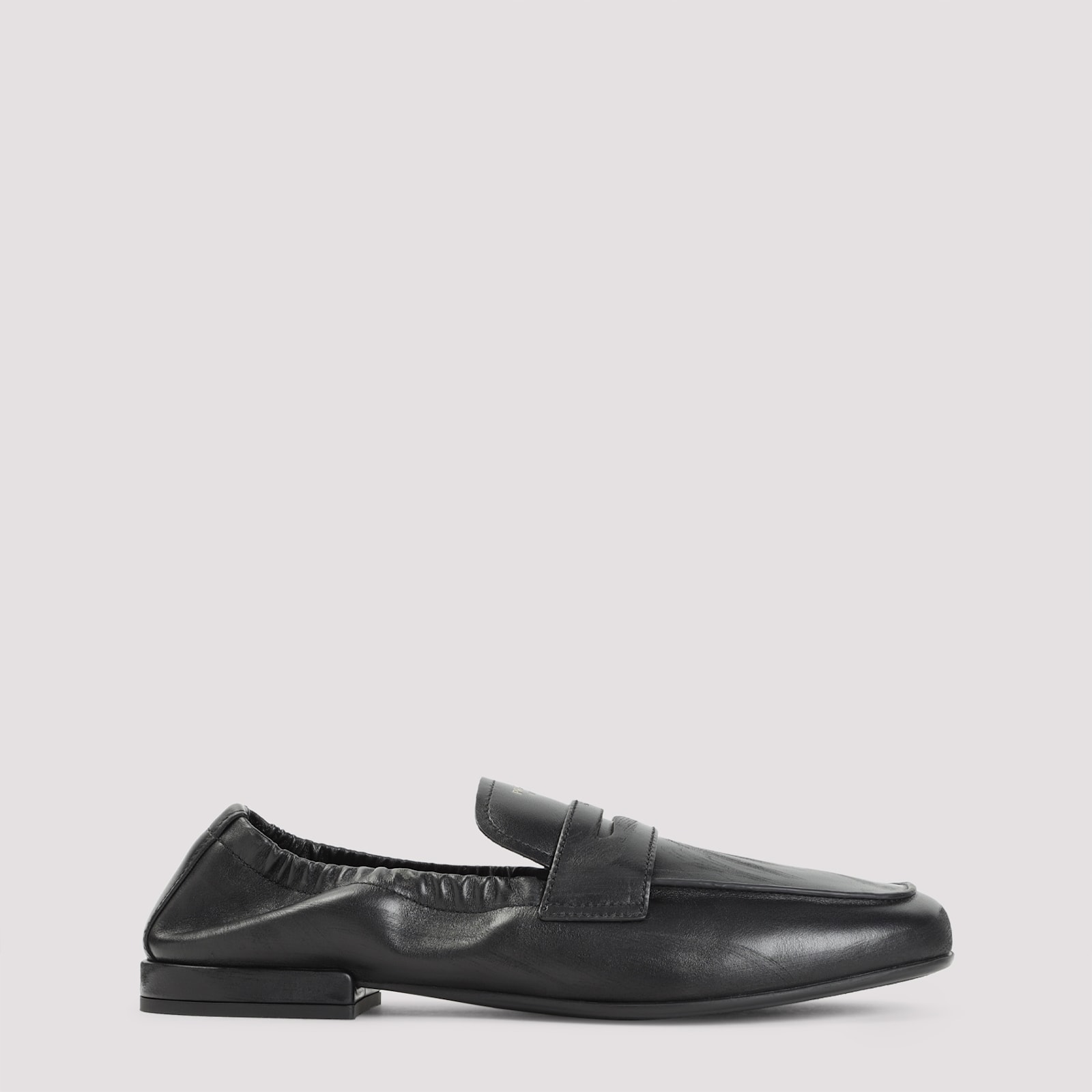 Prada Antique-inspired Loafers With Shuffle Screen Printed Logo In Multi