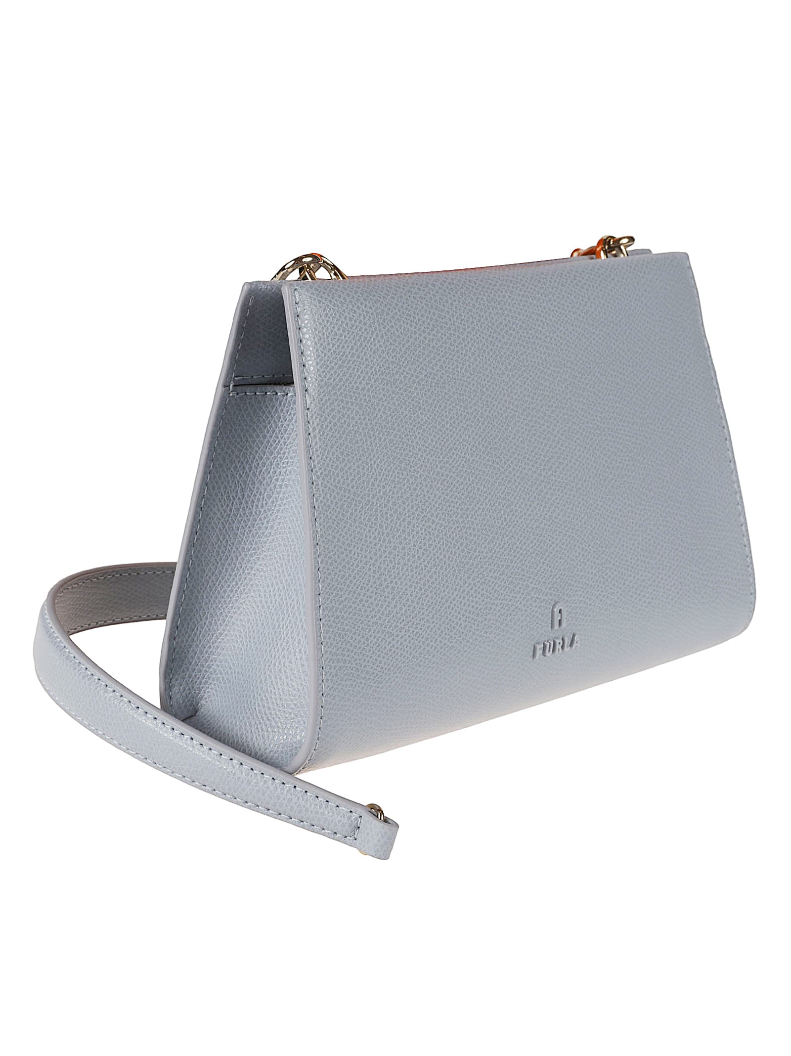 Furla Logo Embossed Shoulder Bag