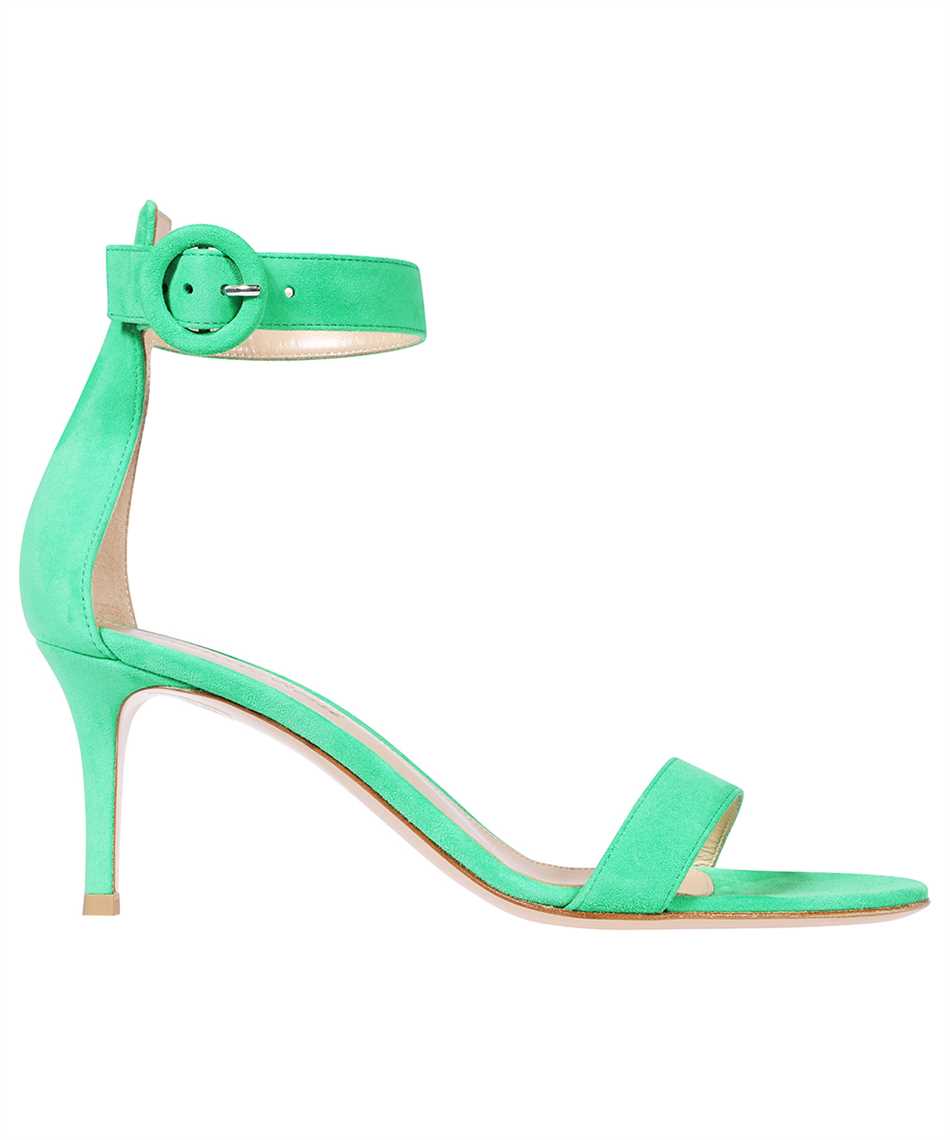 Gianvito Rossi 70mm Portofino Buckle-ankle-strap Sandals In Green