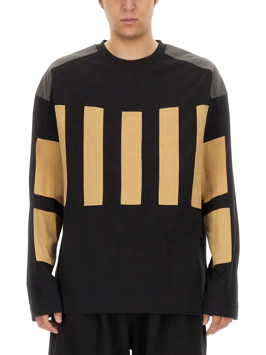 Shop Dries Van Noten Cotton Sweatshirt In Black