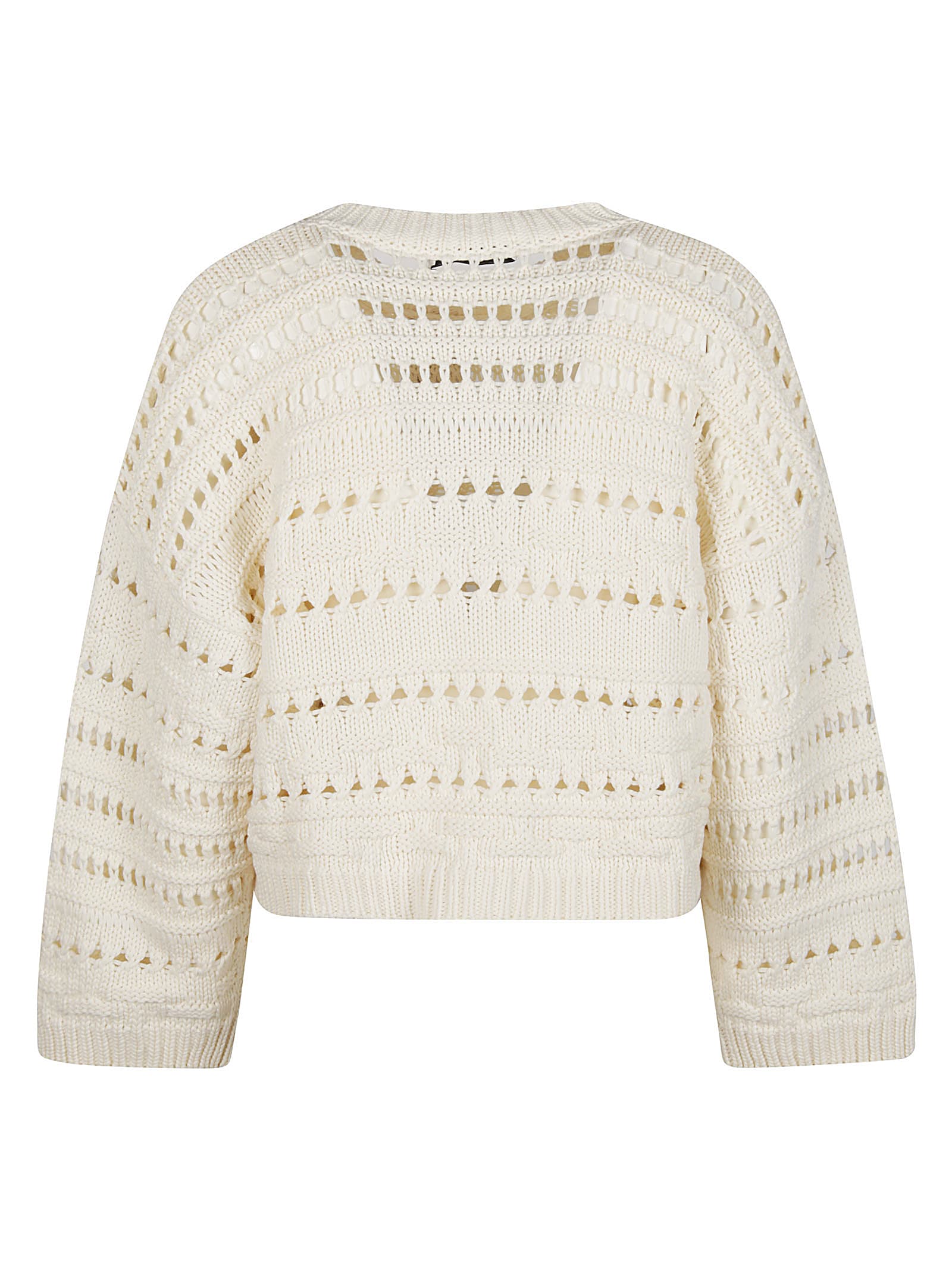 Shop Iro Rosee Sweater In Ecru