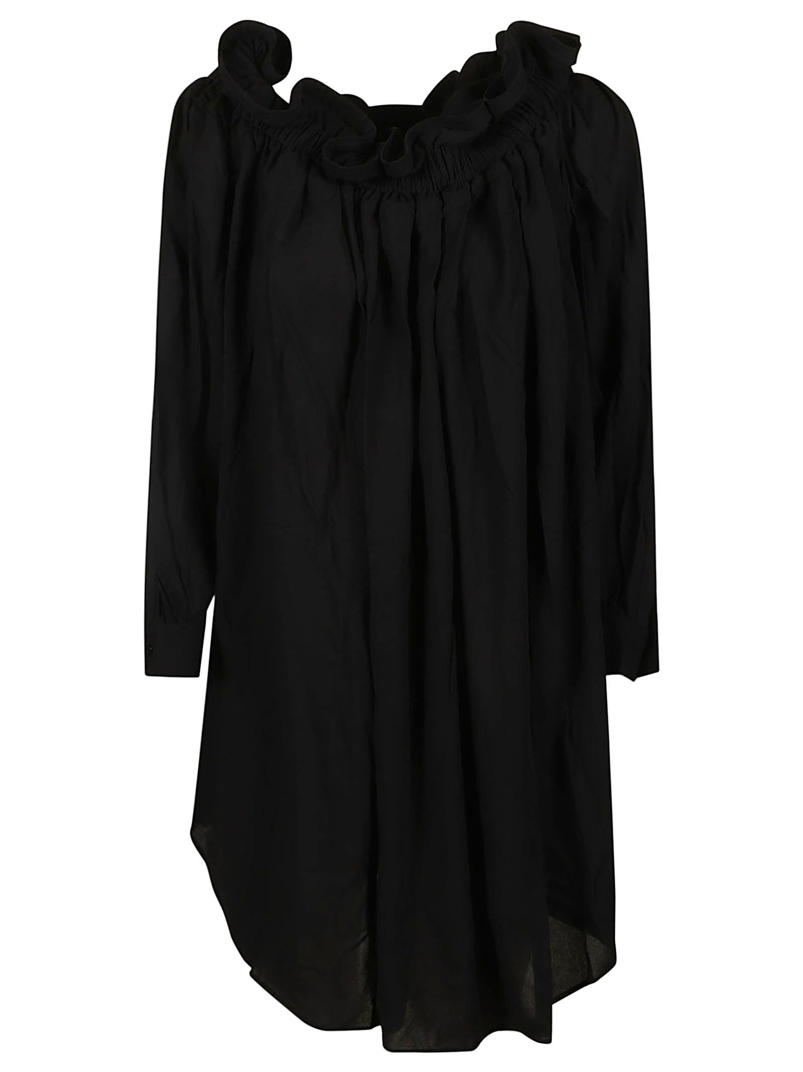 Shop Az Factory Printed Oversized Dress In Black