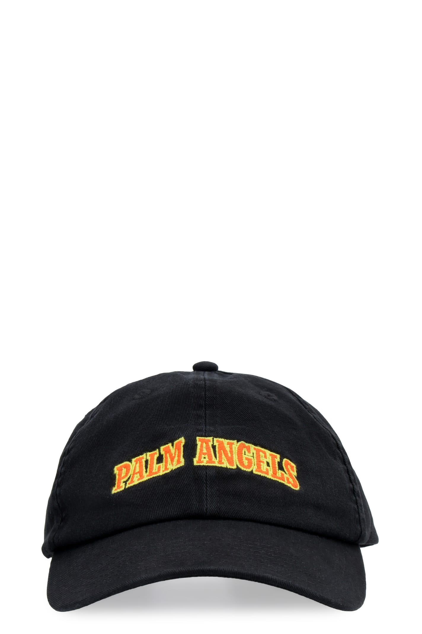 PALM ANGELS LOGO EMBROIDERY BASEBALL CAP,11198448