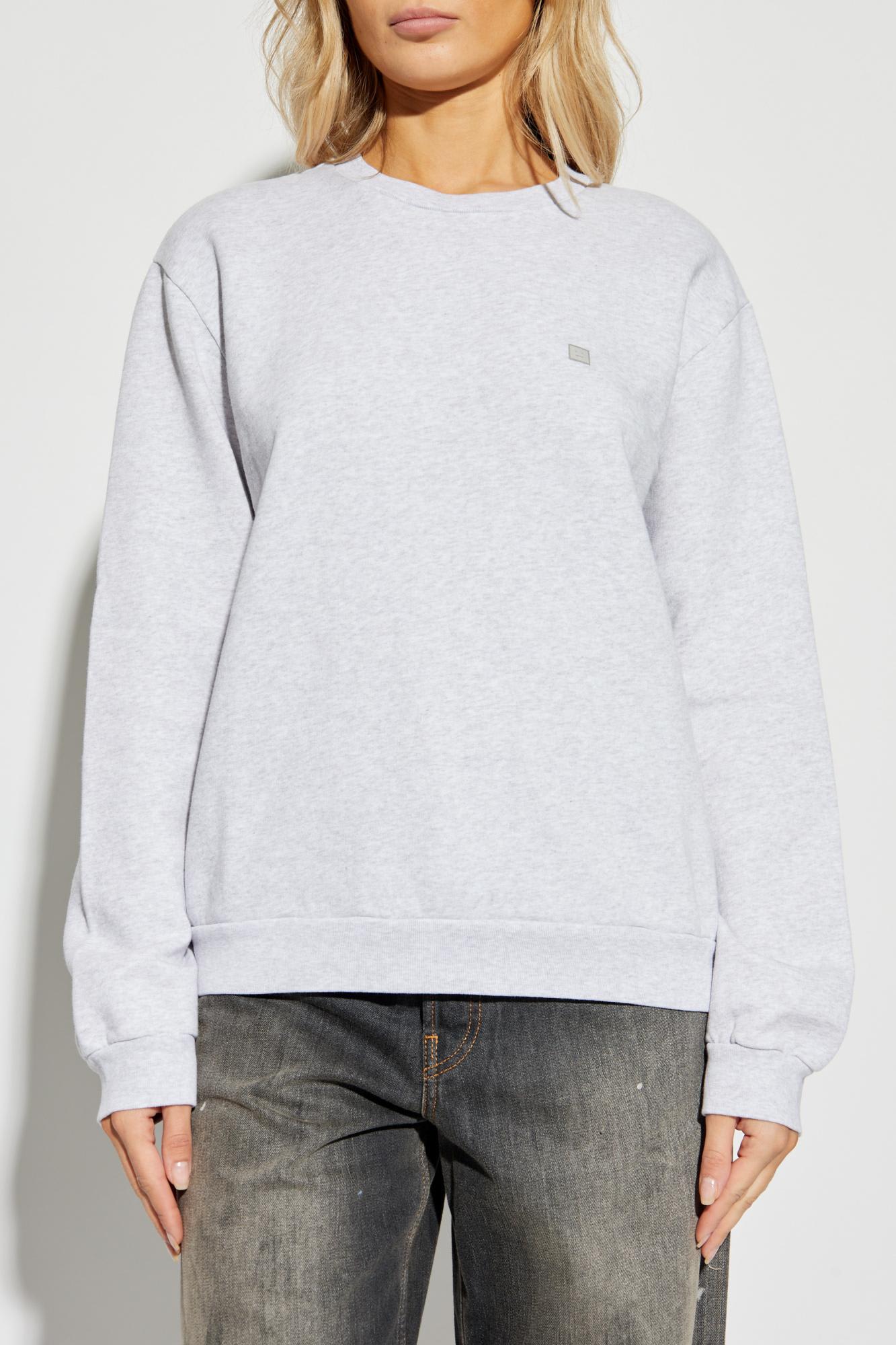 Acne Studios Cotton Sweatshirt In Gray