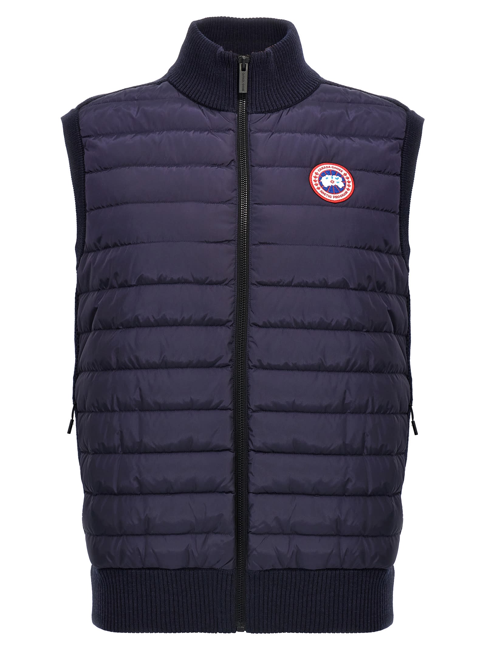 Shop Canada Goose Hybridge Vest In Blue