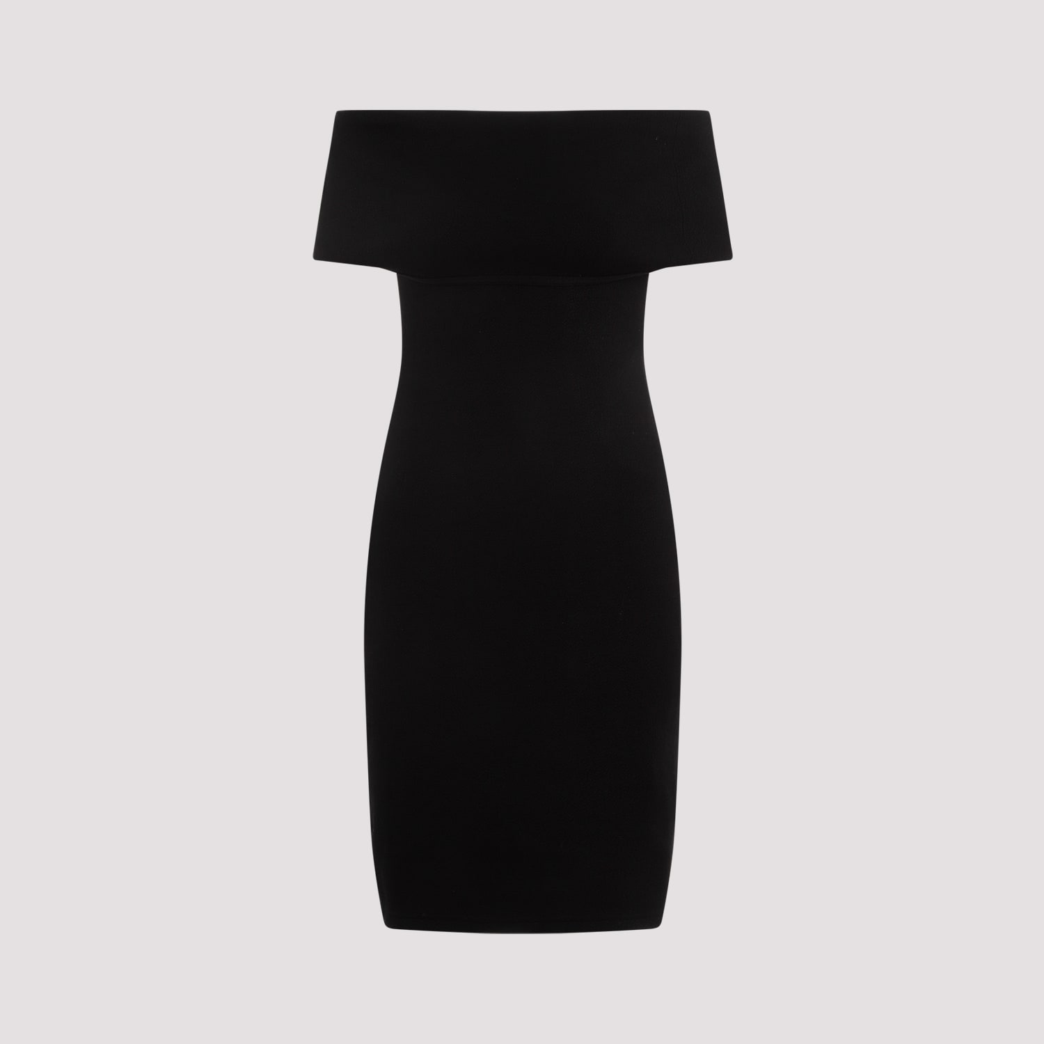 Shop Bottega Veneta Textured Technical Nylon Midi Dress In Black