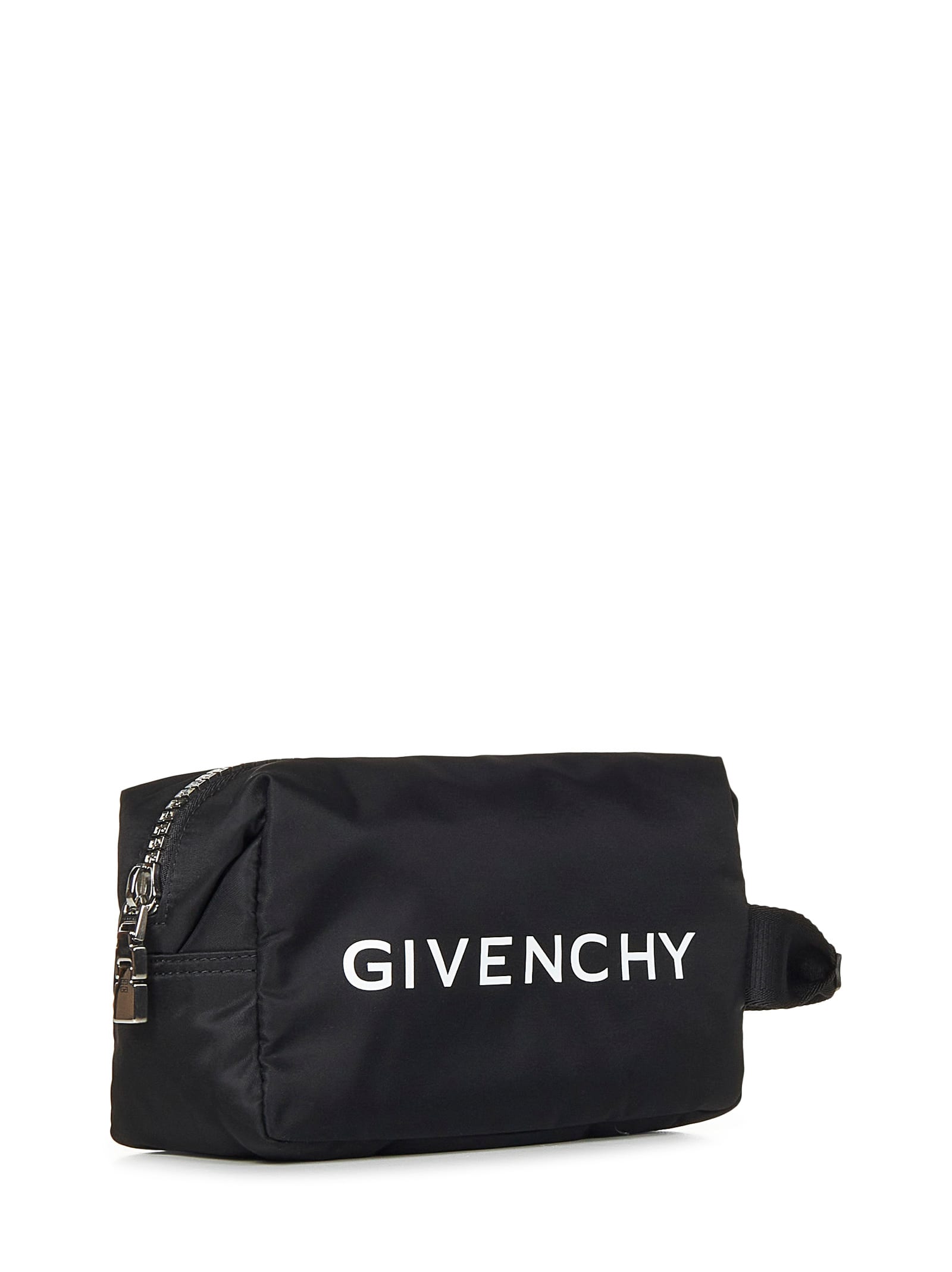 Shop Givenchy G-zip Clutch In Black