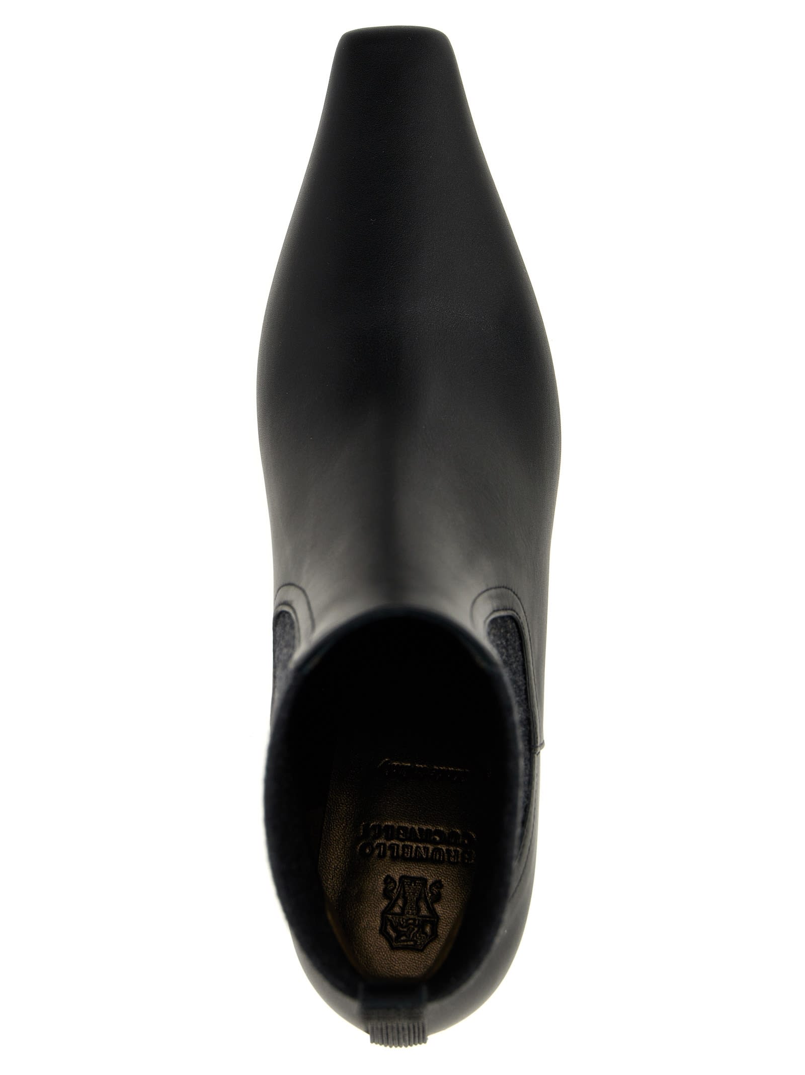 Shop Brunello Cucinelli Monile Ankle Boots In Black