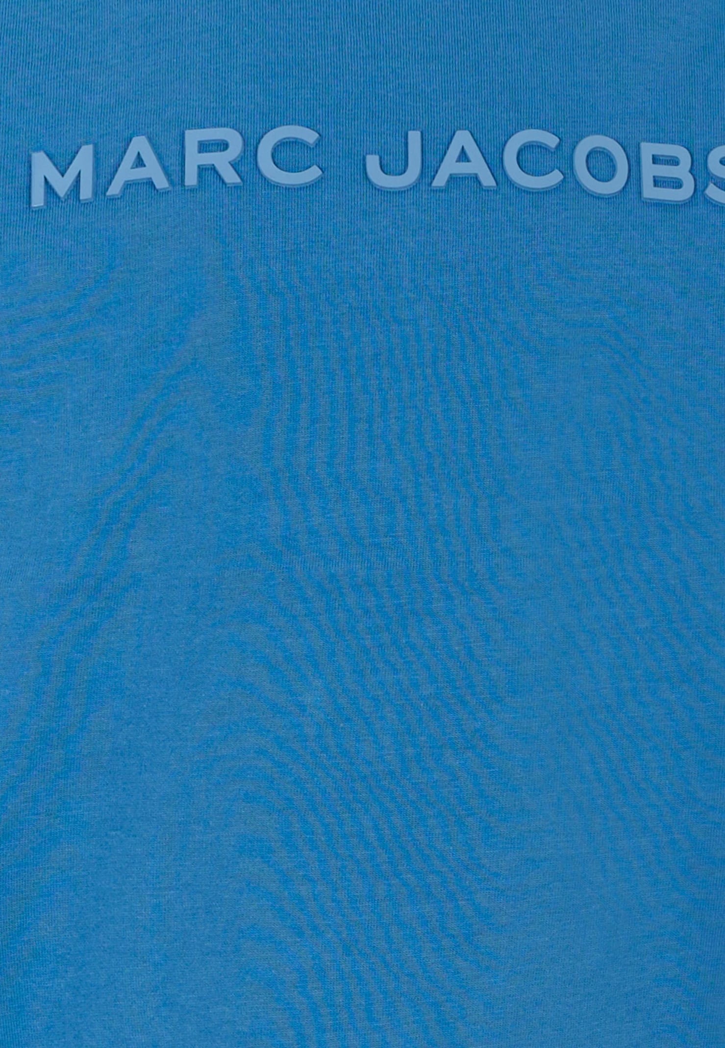 Marc Jacobs Light Blue T-shirt For Boy With Logo In Blue