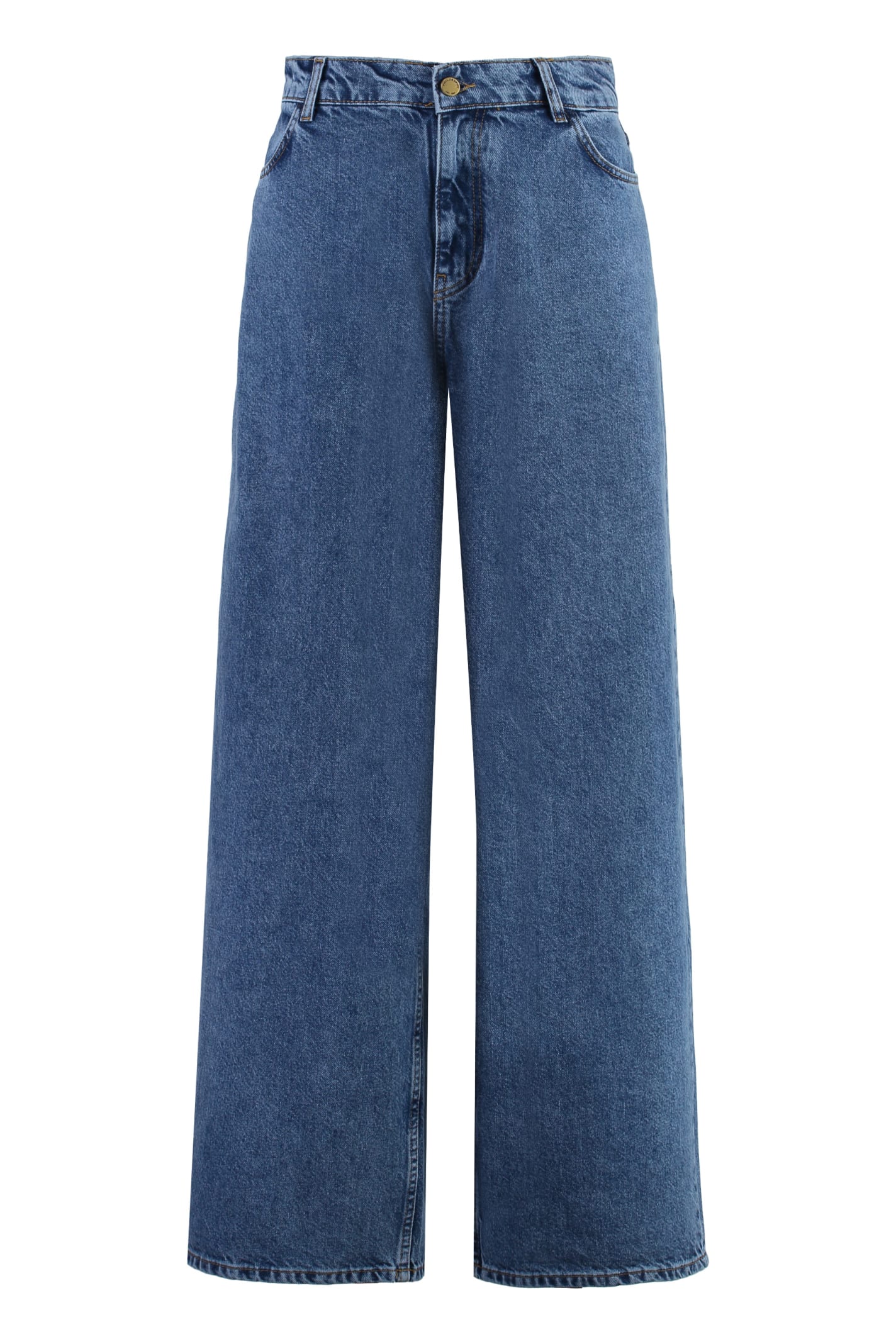 Shop Philosophy Di Lorenzo Serafini Wide-leg Jeans In Denim