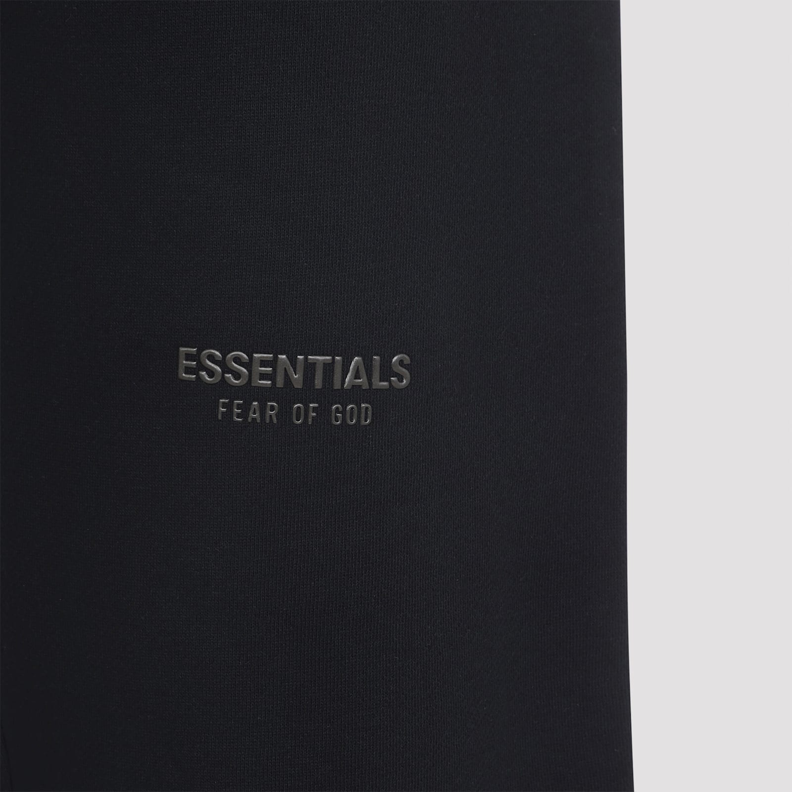 Fear Of God Black Cotton Vintage Fleece Sweatpants In Black