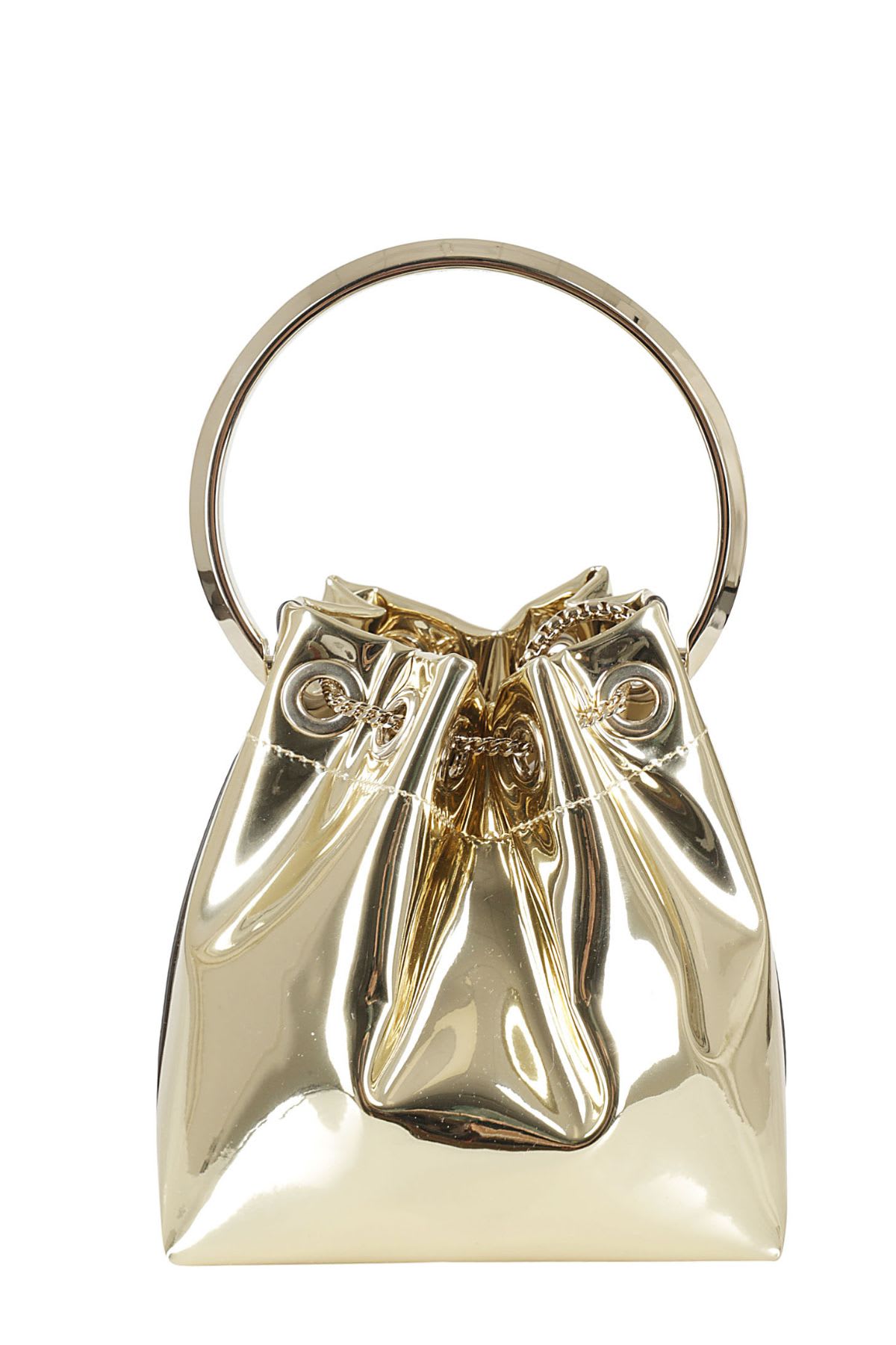 Shop Jimmy Choo Bon Bon In Gold