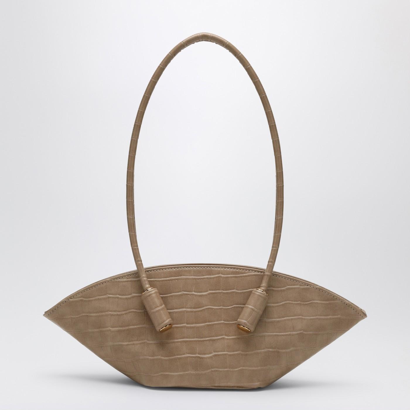 THEMOIRè Beige Olimpia Medium Shoulder Bag