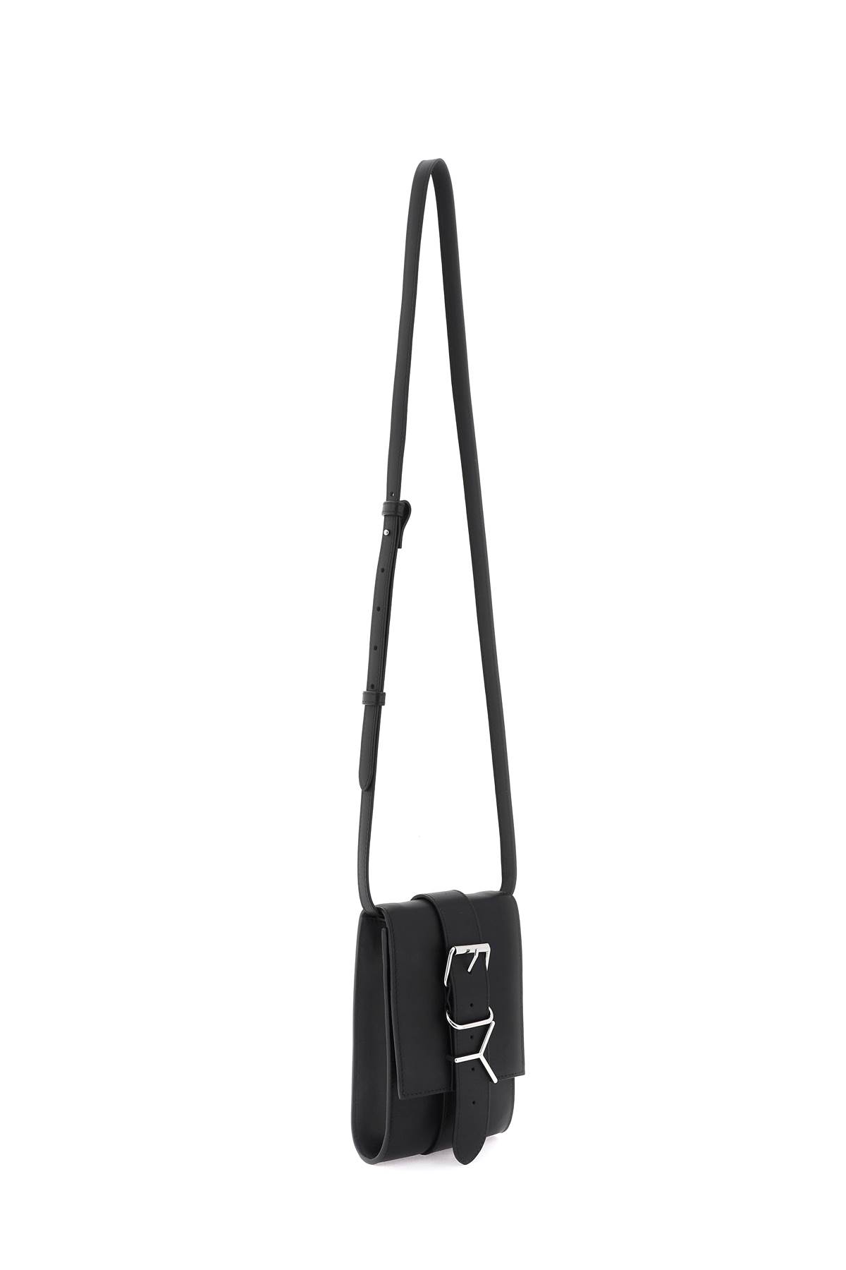 Shop Y/project Y Belt Crossbody Bag In Black Silver (black)