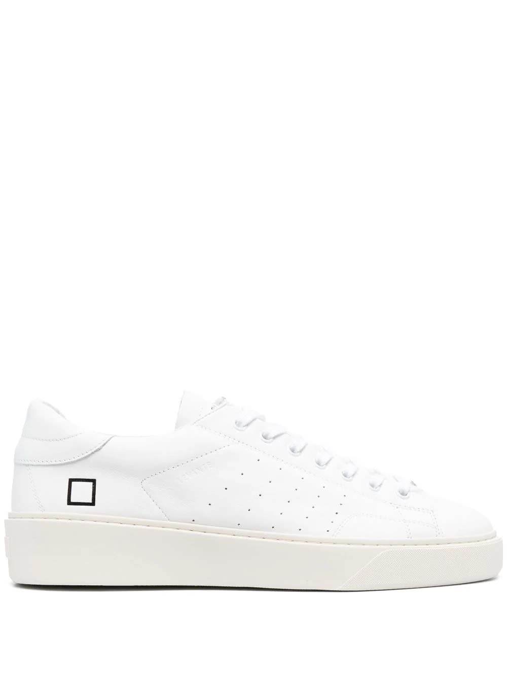 D.A.T.E. White Levante Sneakers