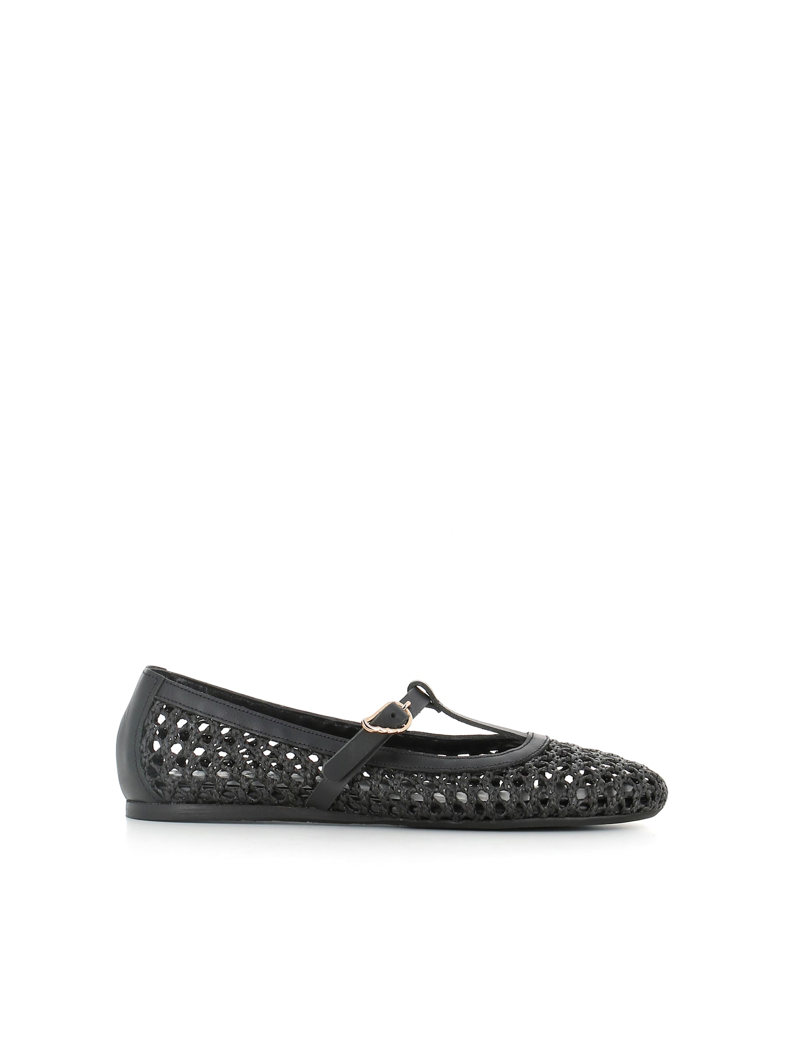 Ancient Greek Sandals Ballerin Aerati In Black