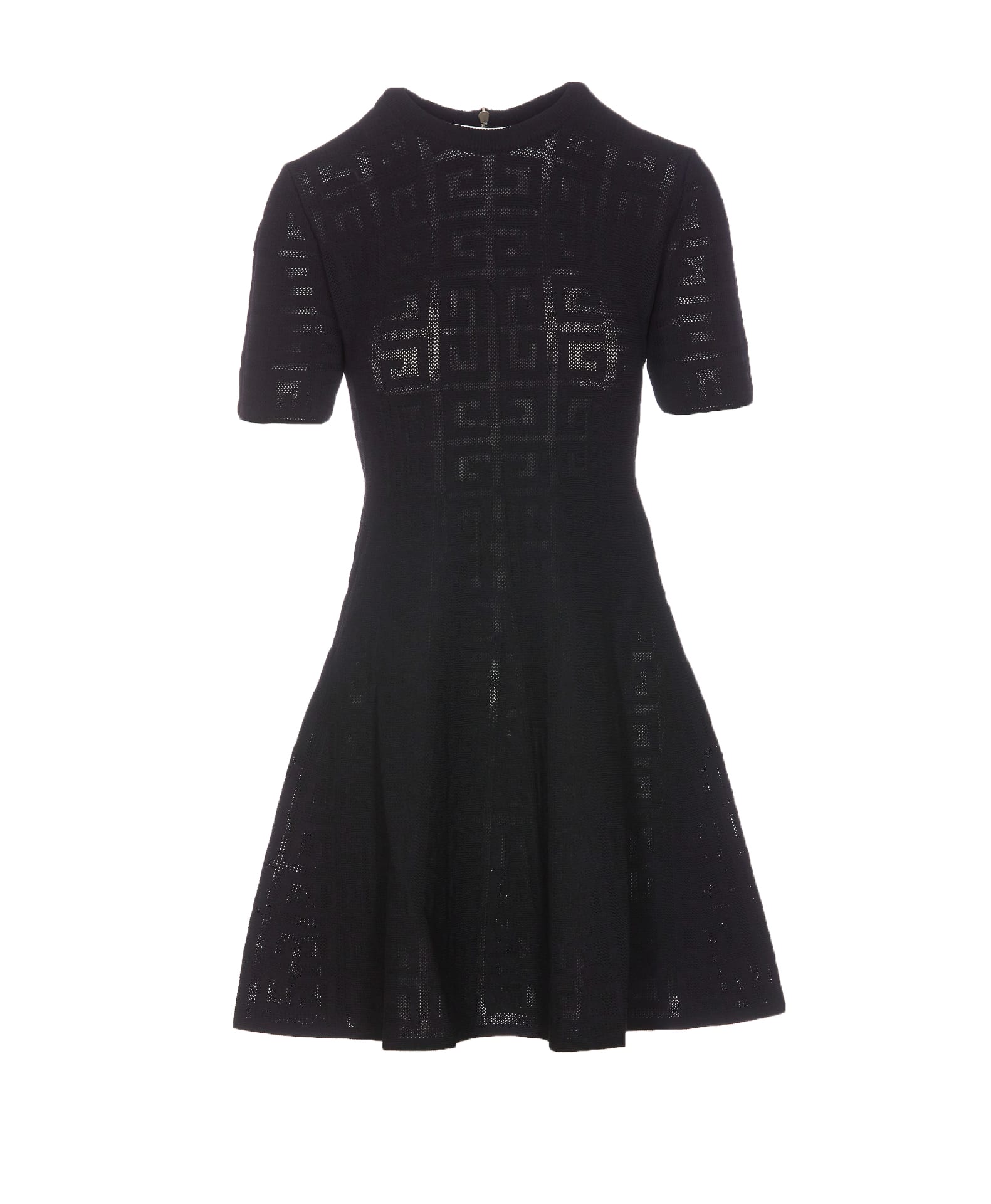 Givenchy 4g Jacquard Dress In Black