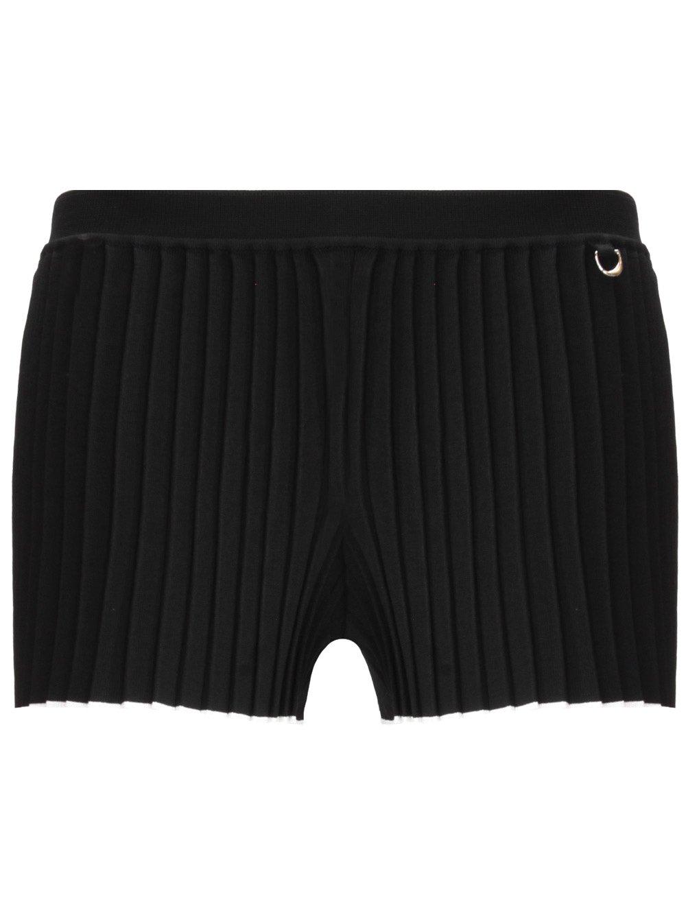 Shop Jacquemus Thigh High Low-top Shorts In Black