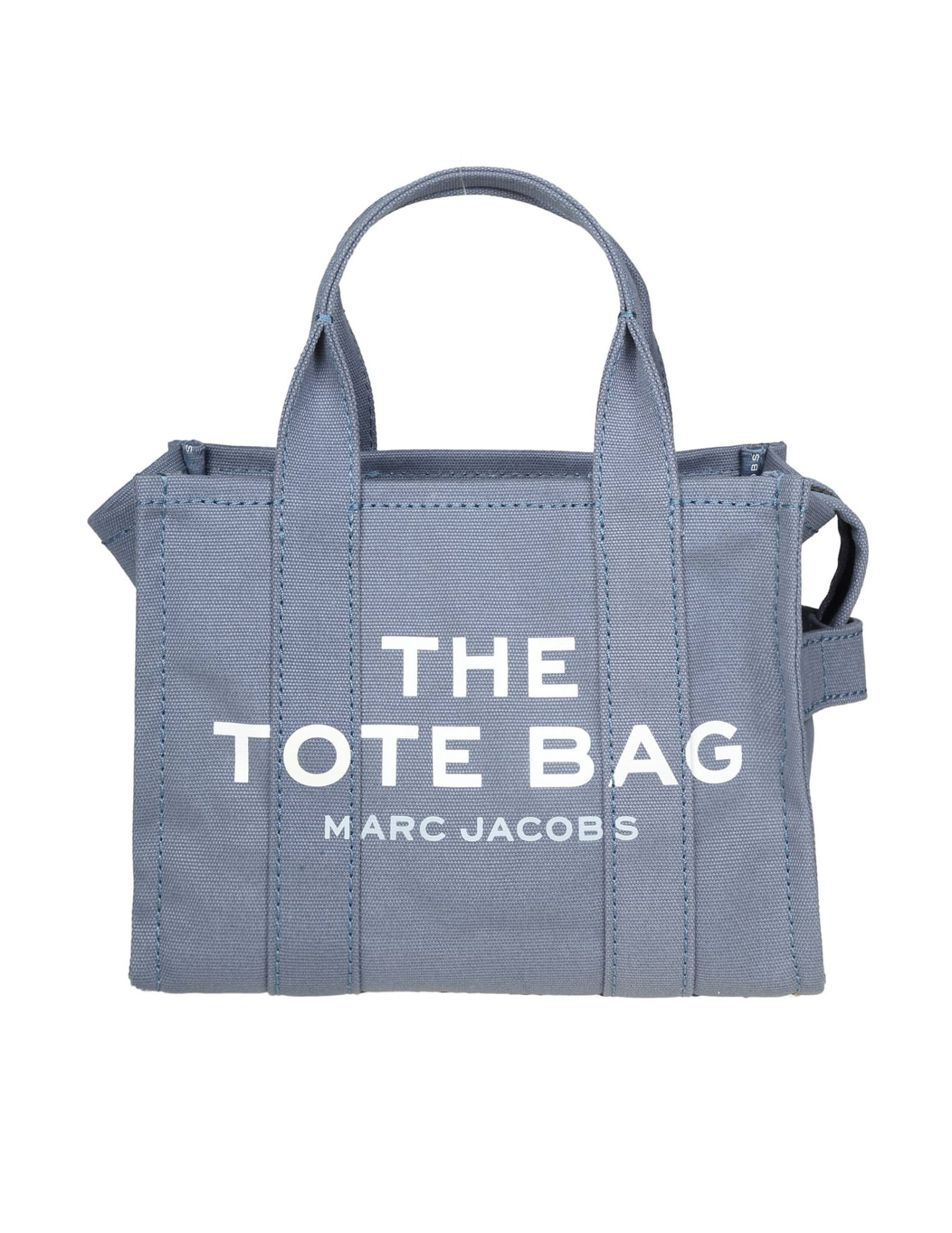 Shop Marc Jacobs The Medium Bag In Blue Canvas