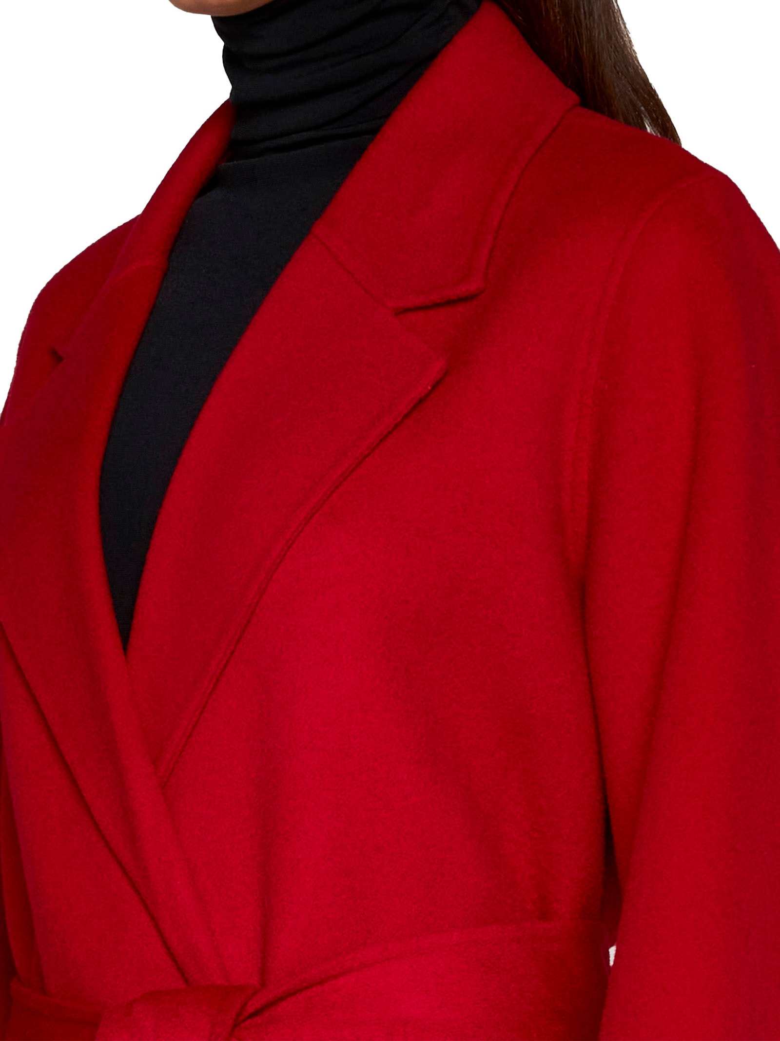 Shop Ivy & Oak Coat In Lipstick Red