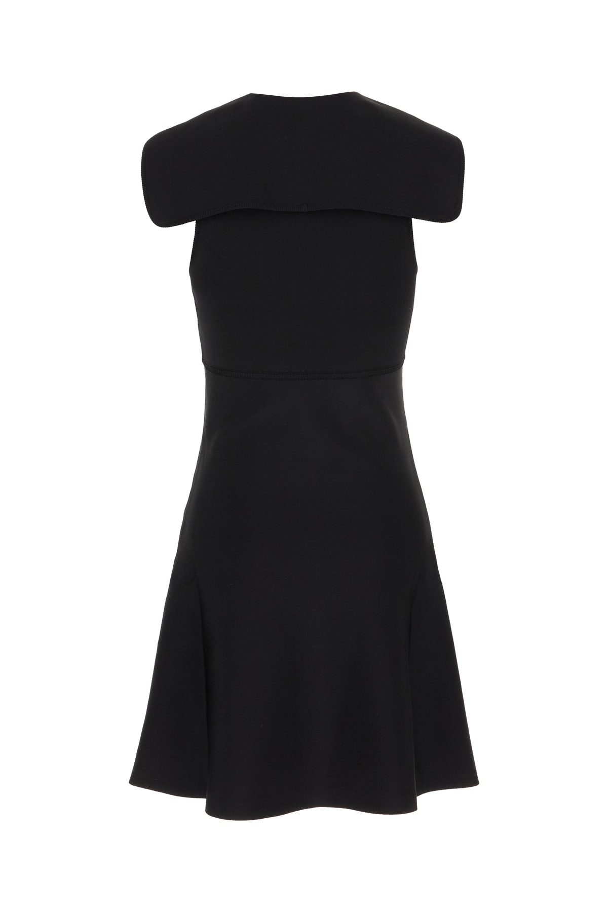 Givenchy Stretch Viscose Blend Dress With Flared Hem In Black