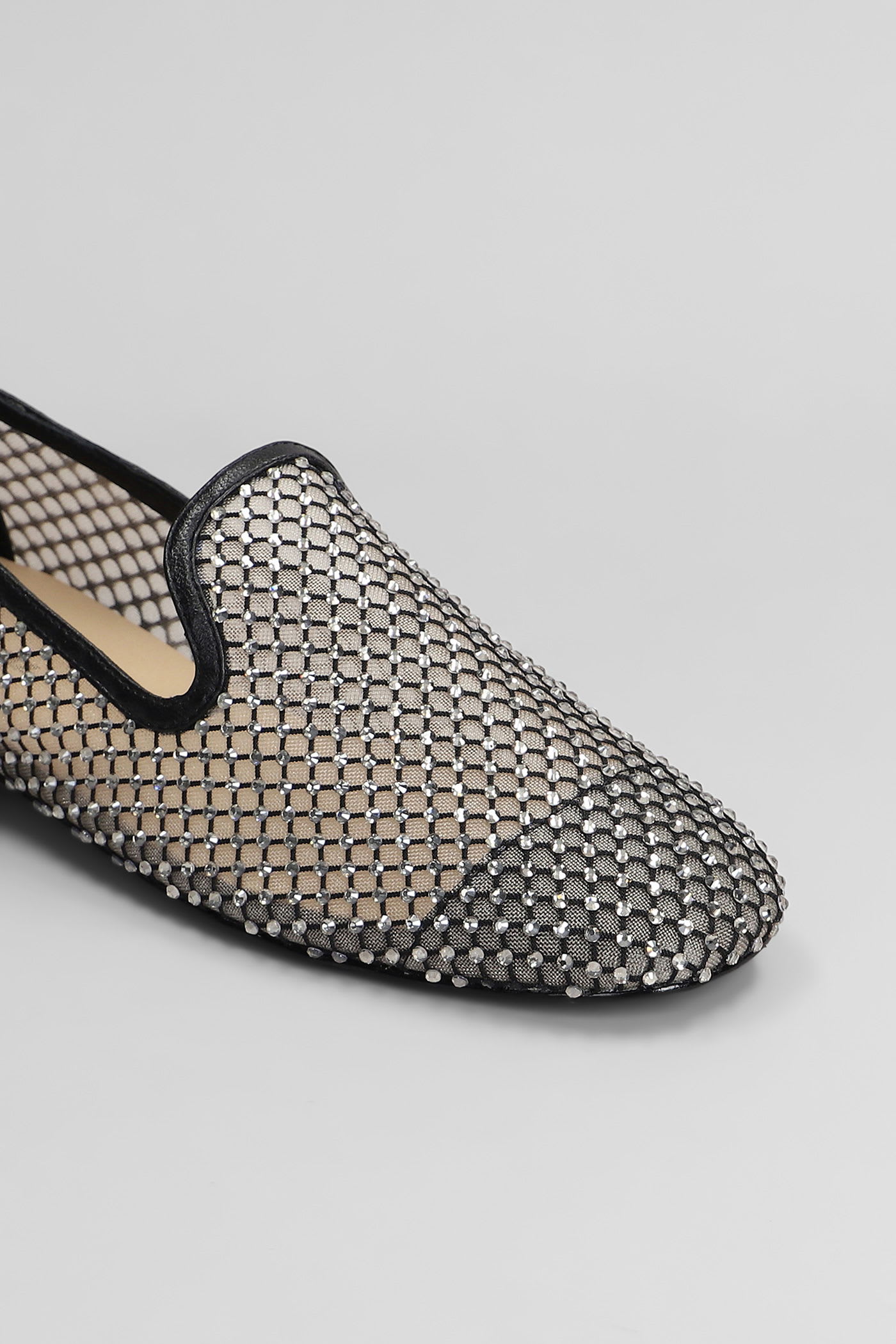 Lola Cruz Tylin Loafers In Black Leather In Black