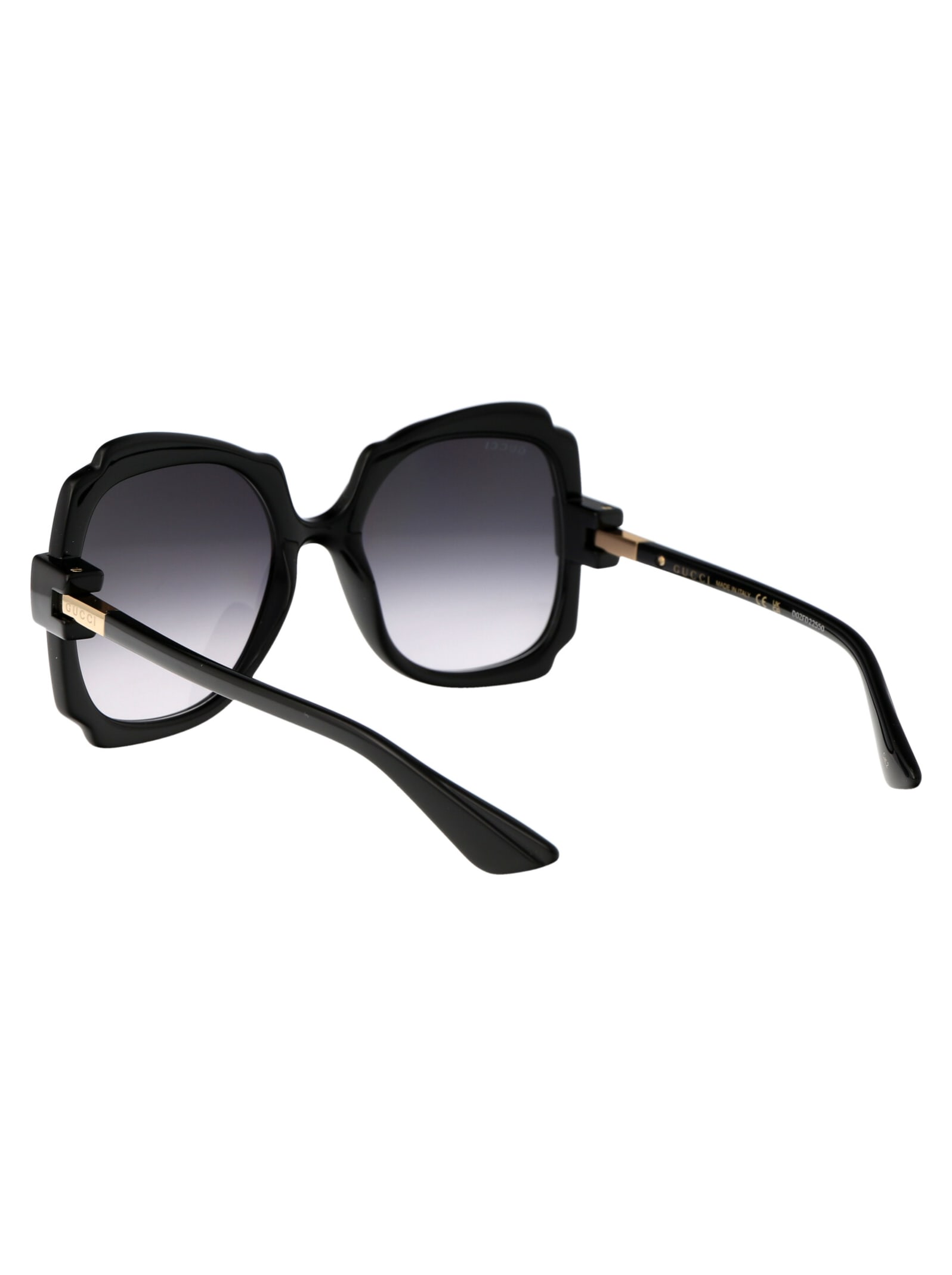 Shop Gucci Gg1431s Sunglasses In 001 Black Black Grey