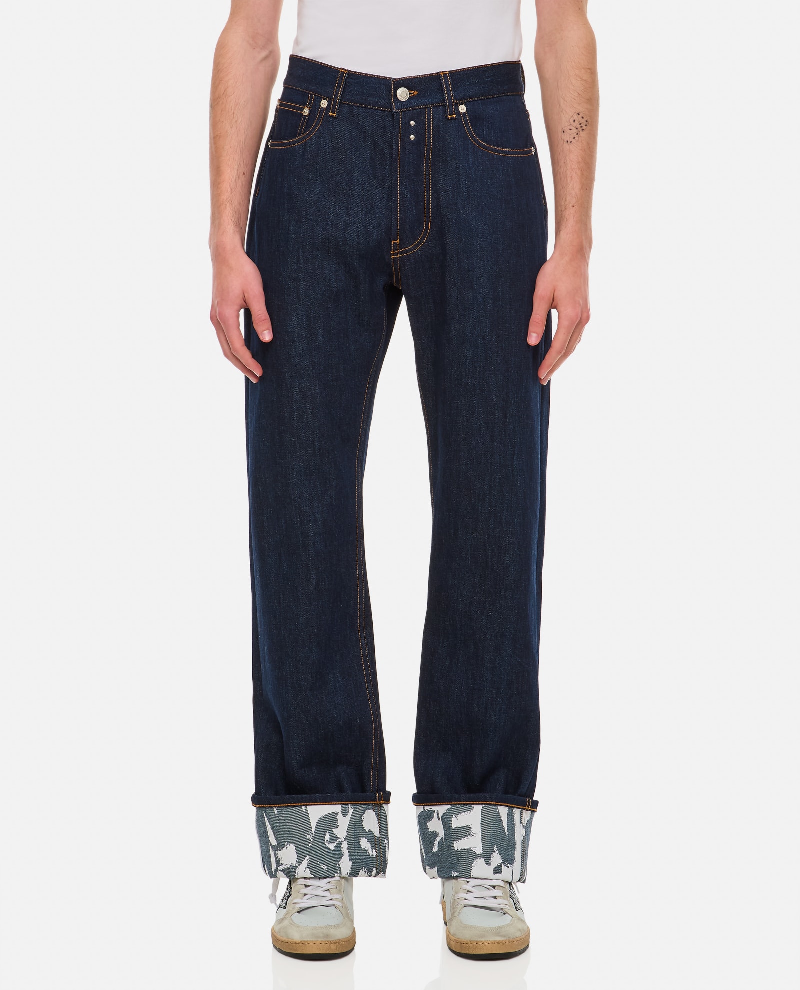 Shop Alexander Mcqueen Denim In Blue