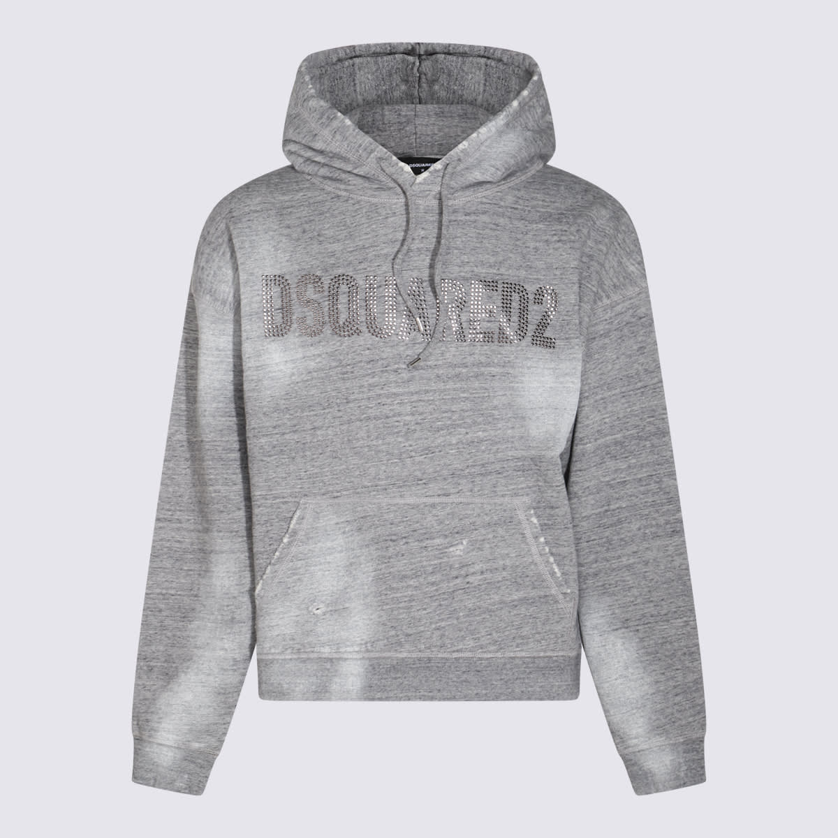 Shop Dsquared2 Grey Cotton Sweatshirt