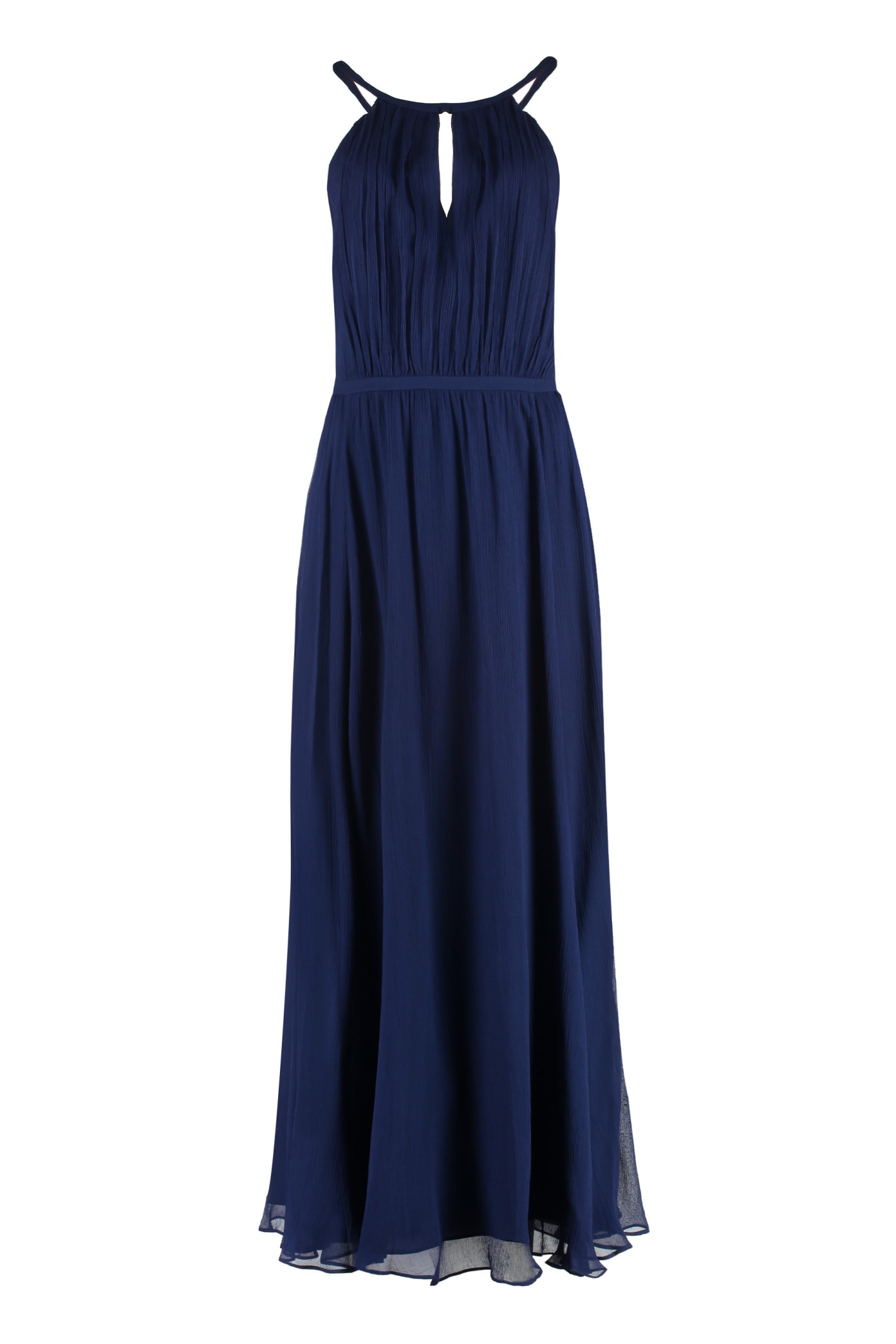 Shop Polo Ralph Lauren Midi Viscose Dress In Blue