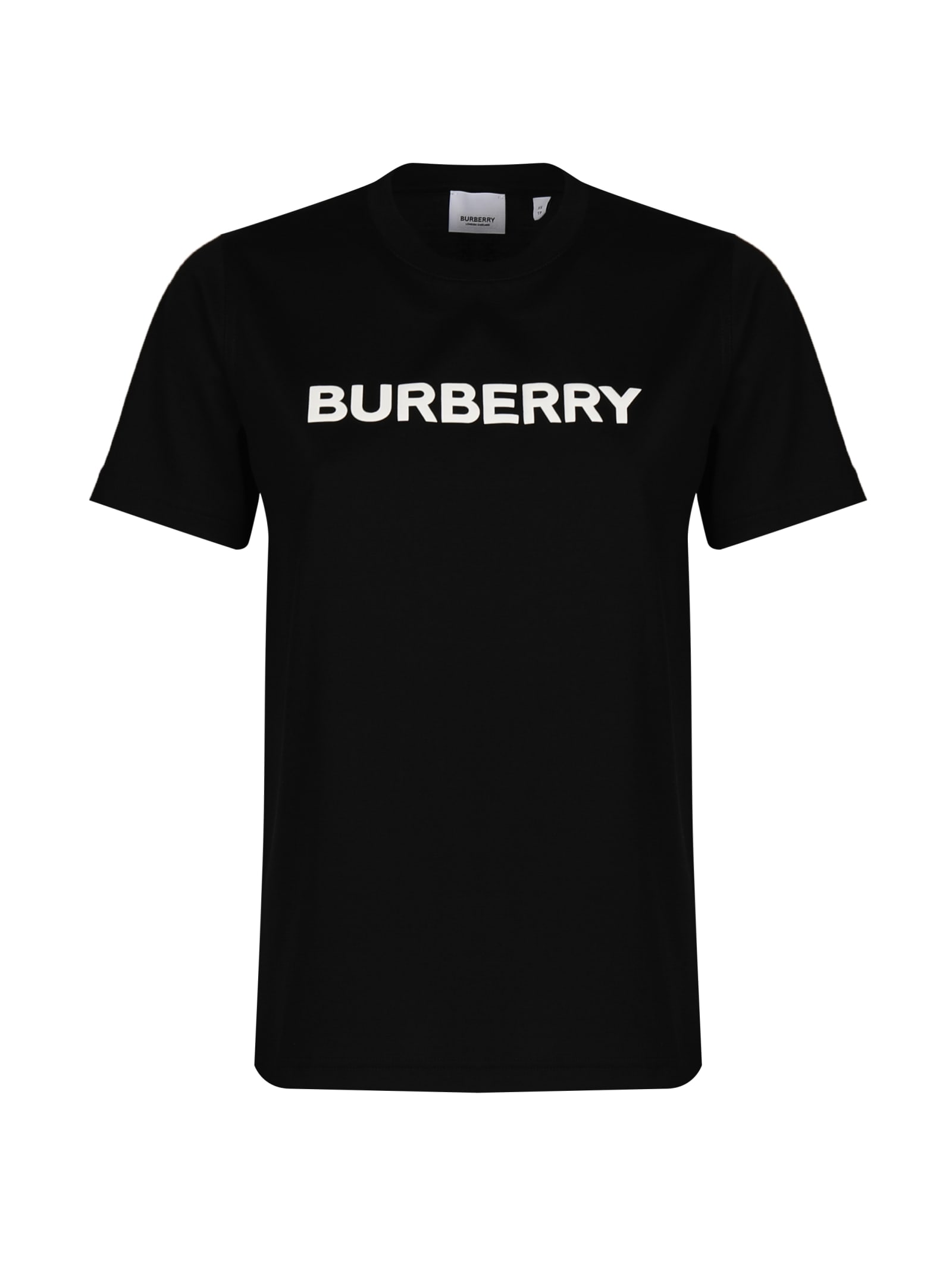 Shop Burberry T-shirt With Logo Print In Black