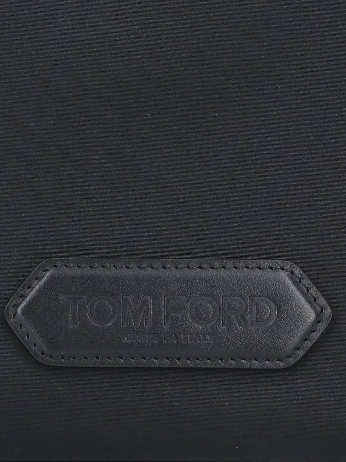 Shop Tom Ford Logo Pouch In Black