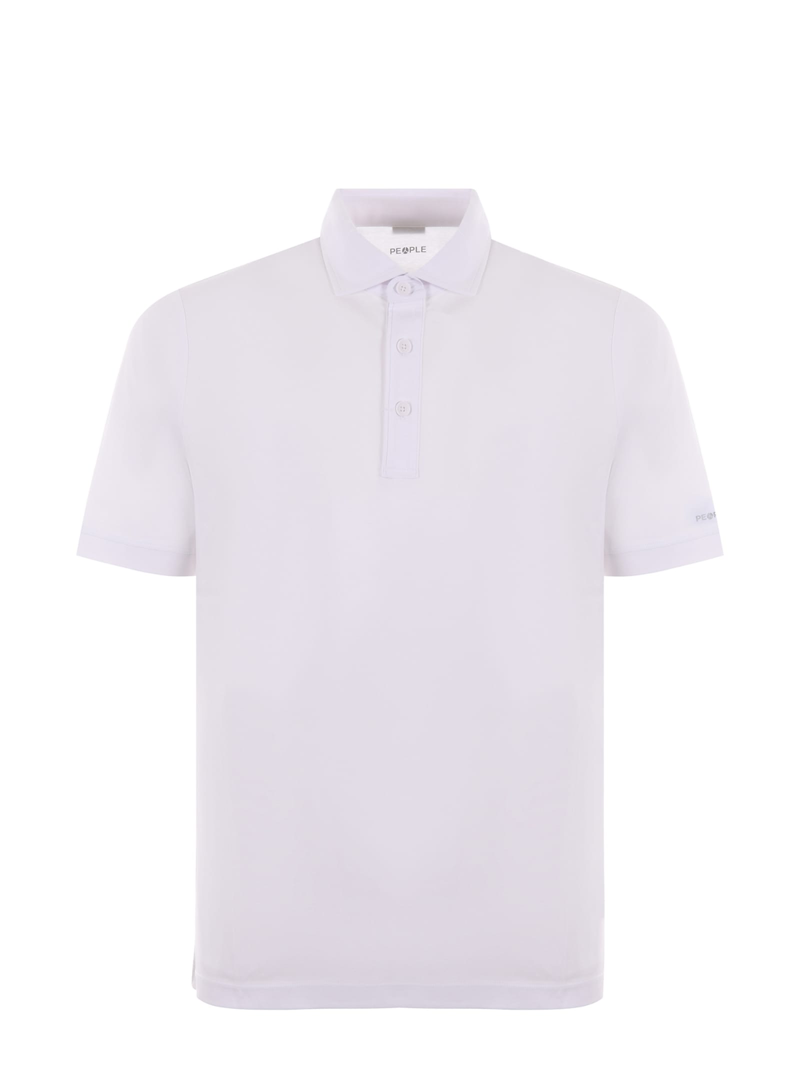 People Of Shibuya Polo Shirt In White | ModeSens