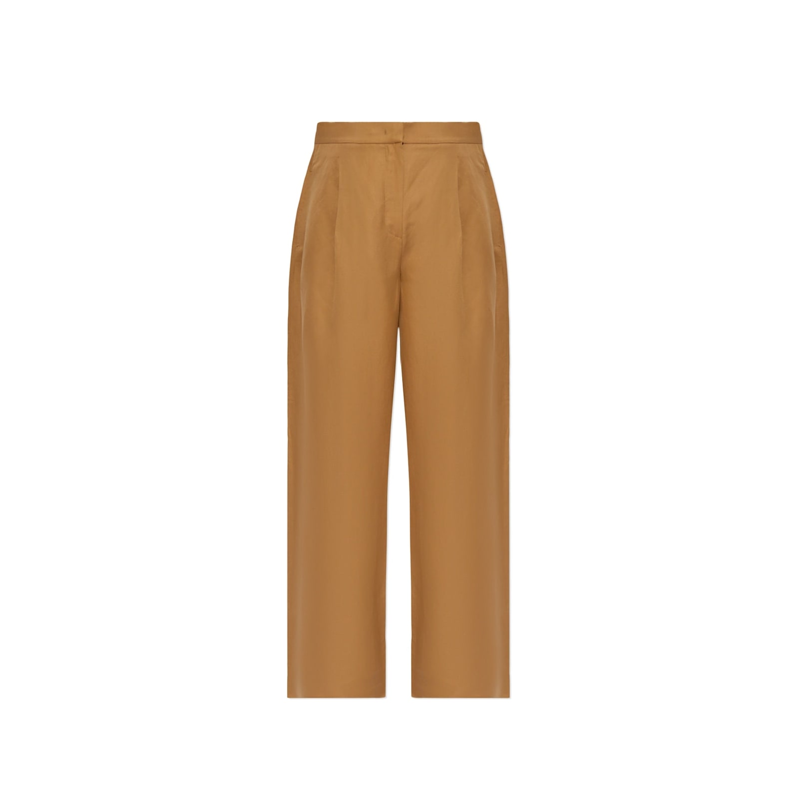 Max Mara Wide Leg Colonia Trousers In Brown