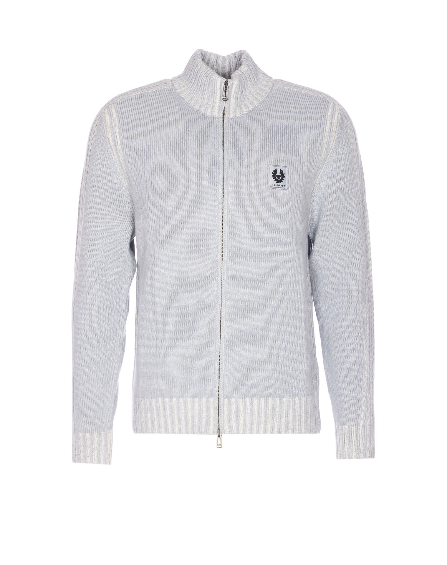 Belstaff The Seasonal Watch Full-zip Sweater In Gray