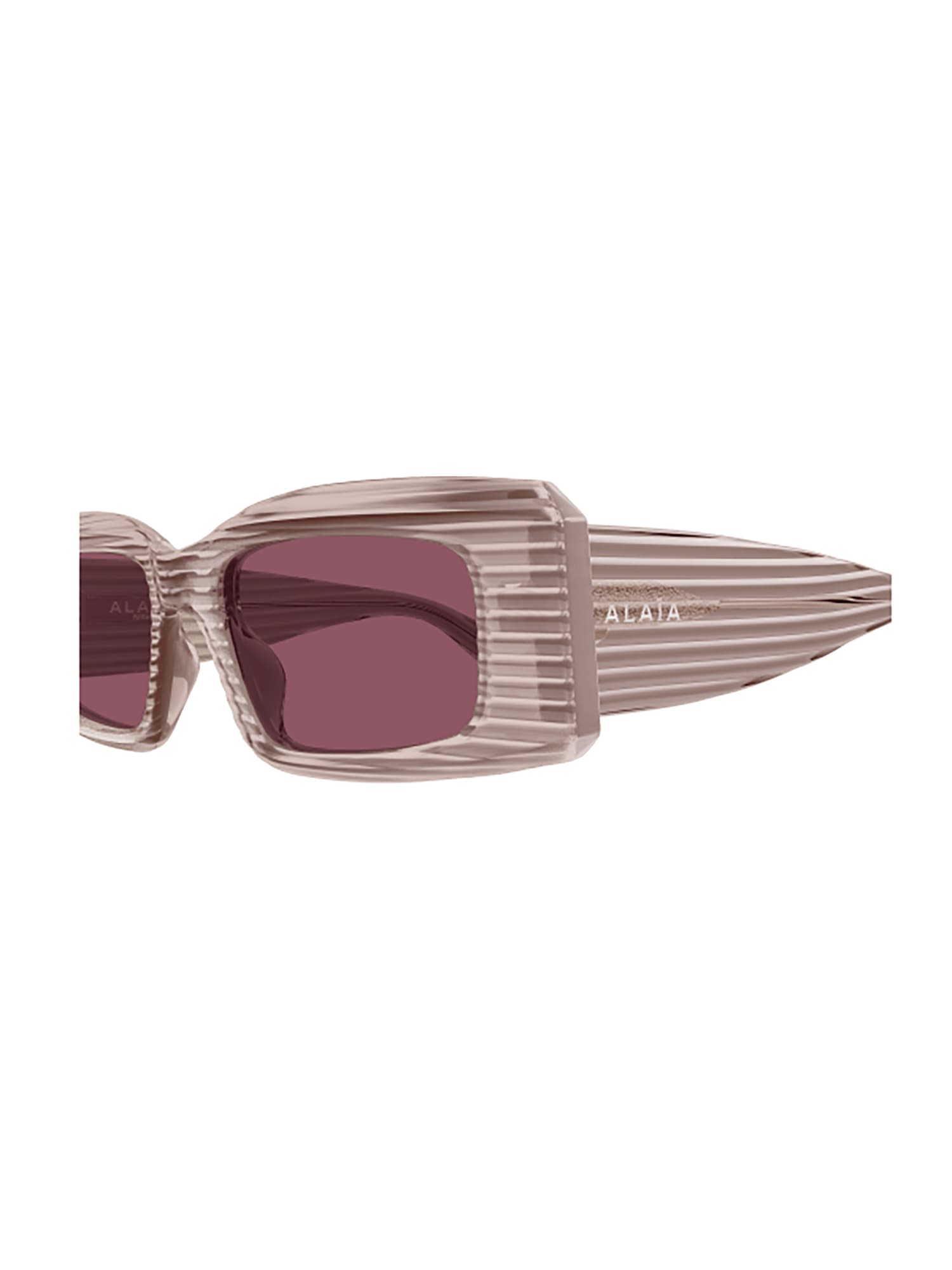 Alaïa Aa0078s-009brown-brown-violet In Pink