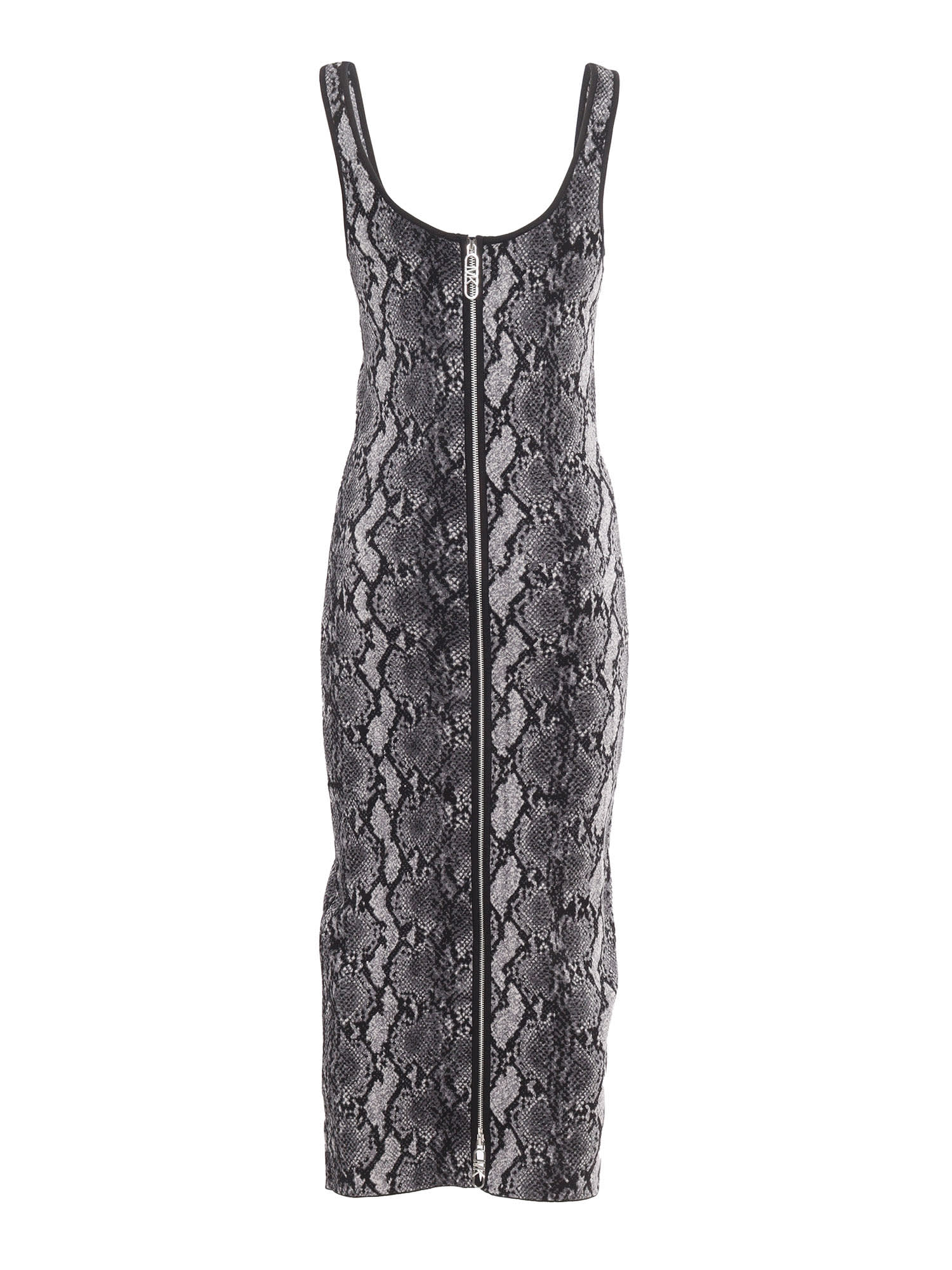 Michael Kors Snake Jacq Scoop Nk Drs In Black