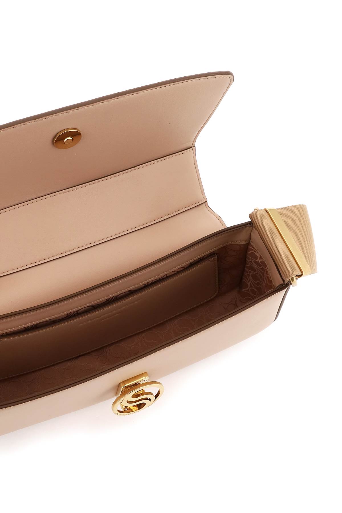 Stella Mccartney S-wave Shoulder Bag In Blush (beige)