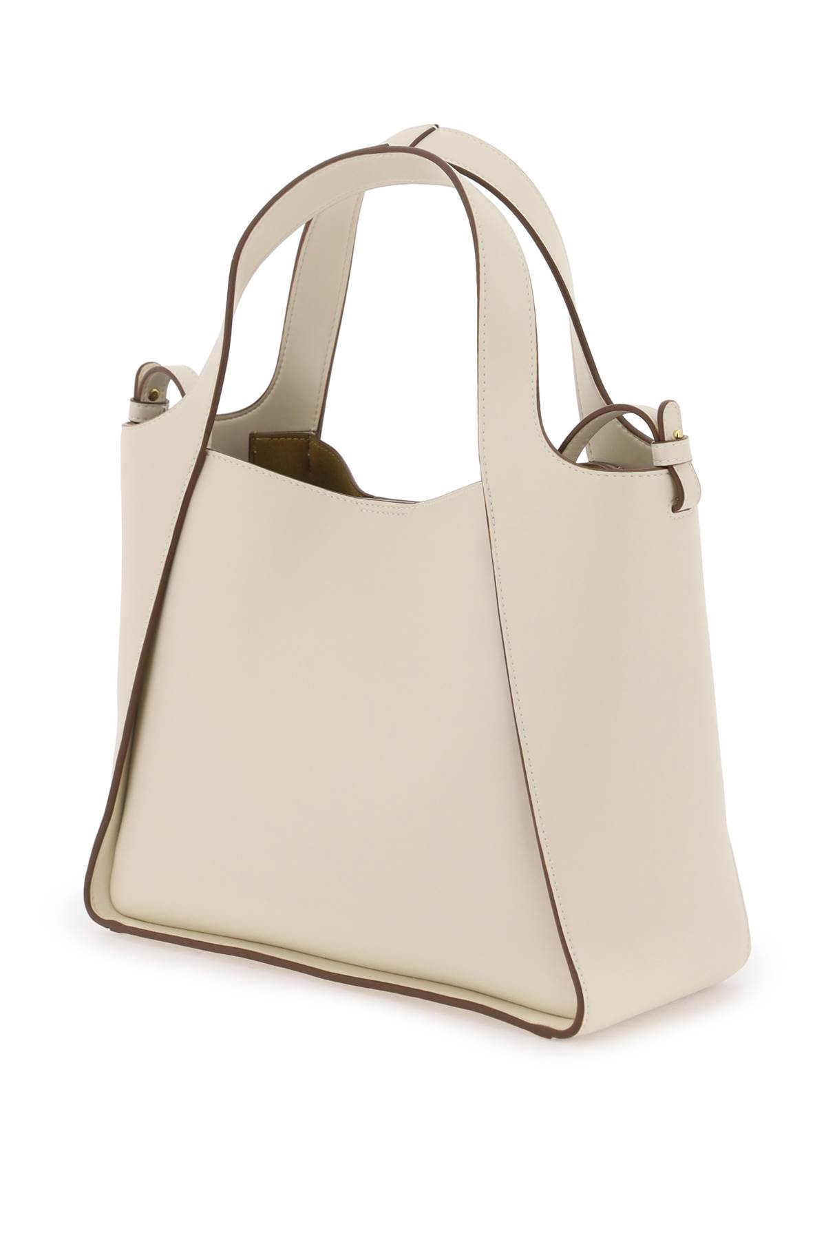 Shop Stella Mccartney Stella Logo Tote Bag In Bianco