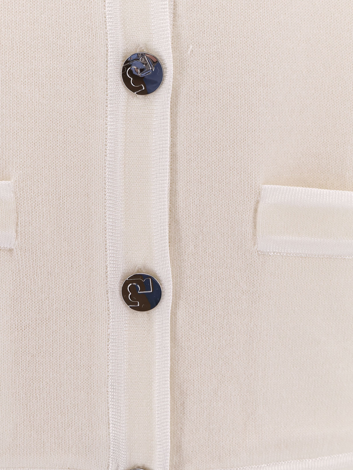 Tory Burch Kendra Cardigan In Light New Ivory White Asparagus