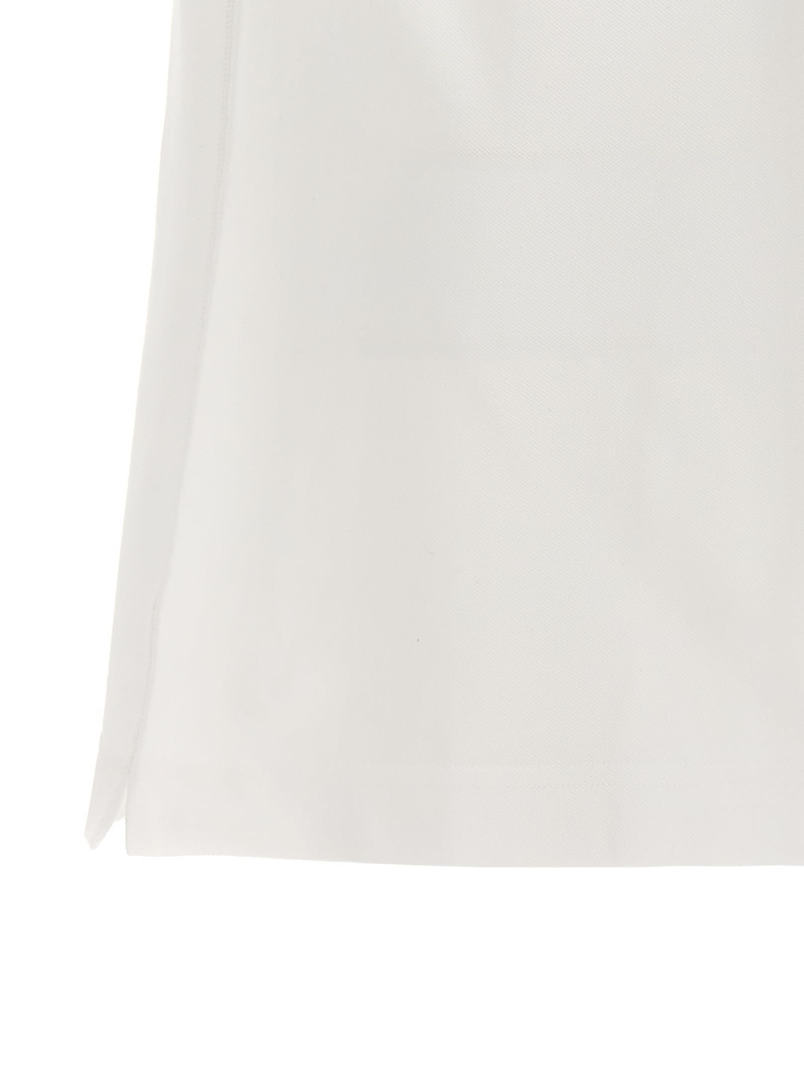 Shop Dolce & Gabbana Logo Patch Polo Shirt In White