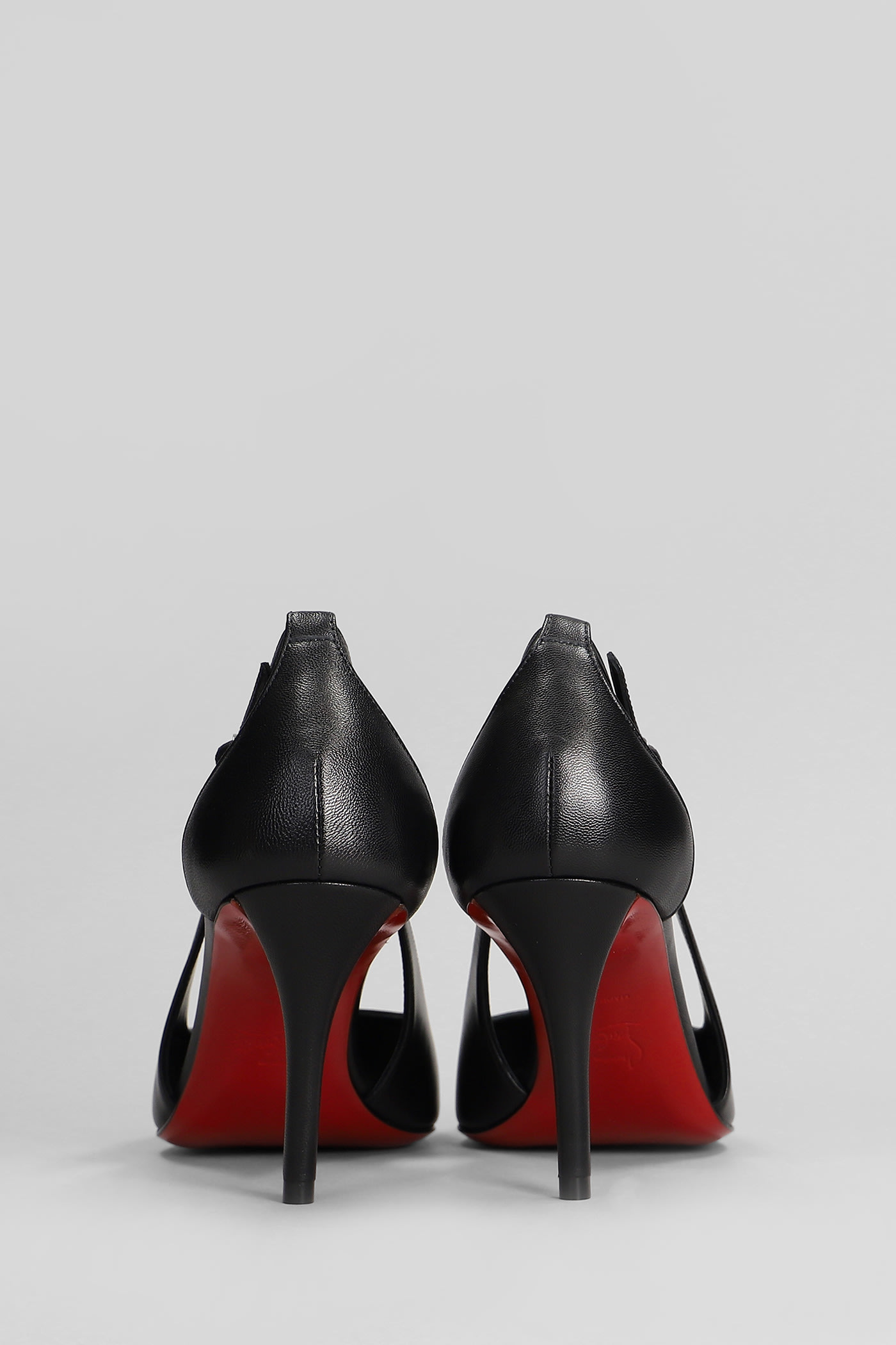 Shop Christian Louboutin Apostrophatoric 80 Pumps In Black Leather