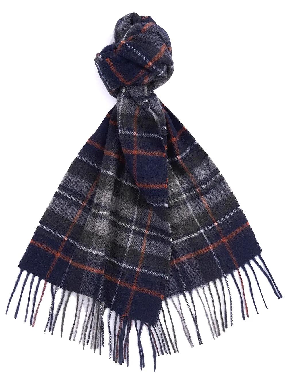Barbour Tartan Scarf In Blue